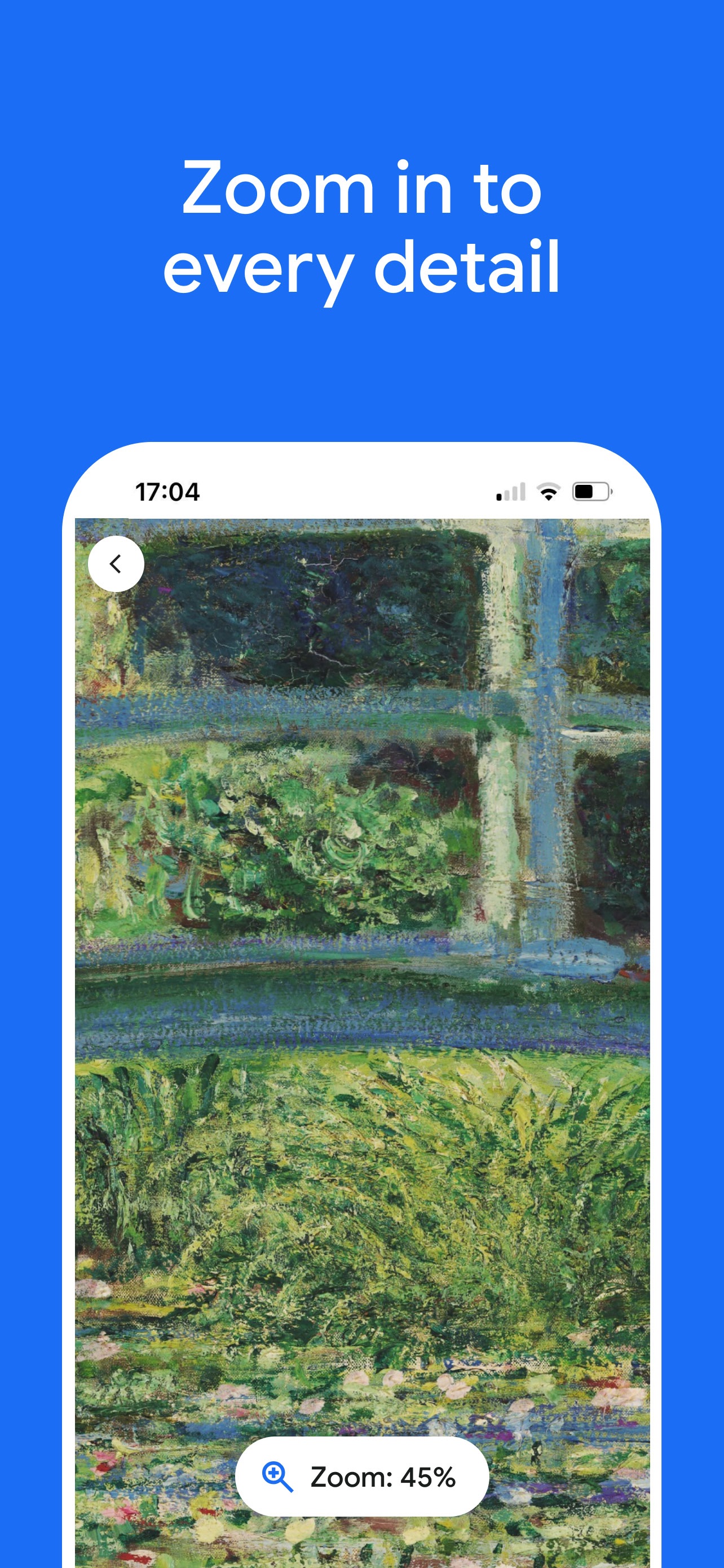 Google Arts & Culture App Store screenshot 7: Zoom in to every detail