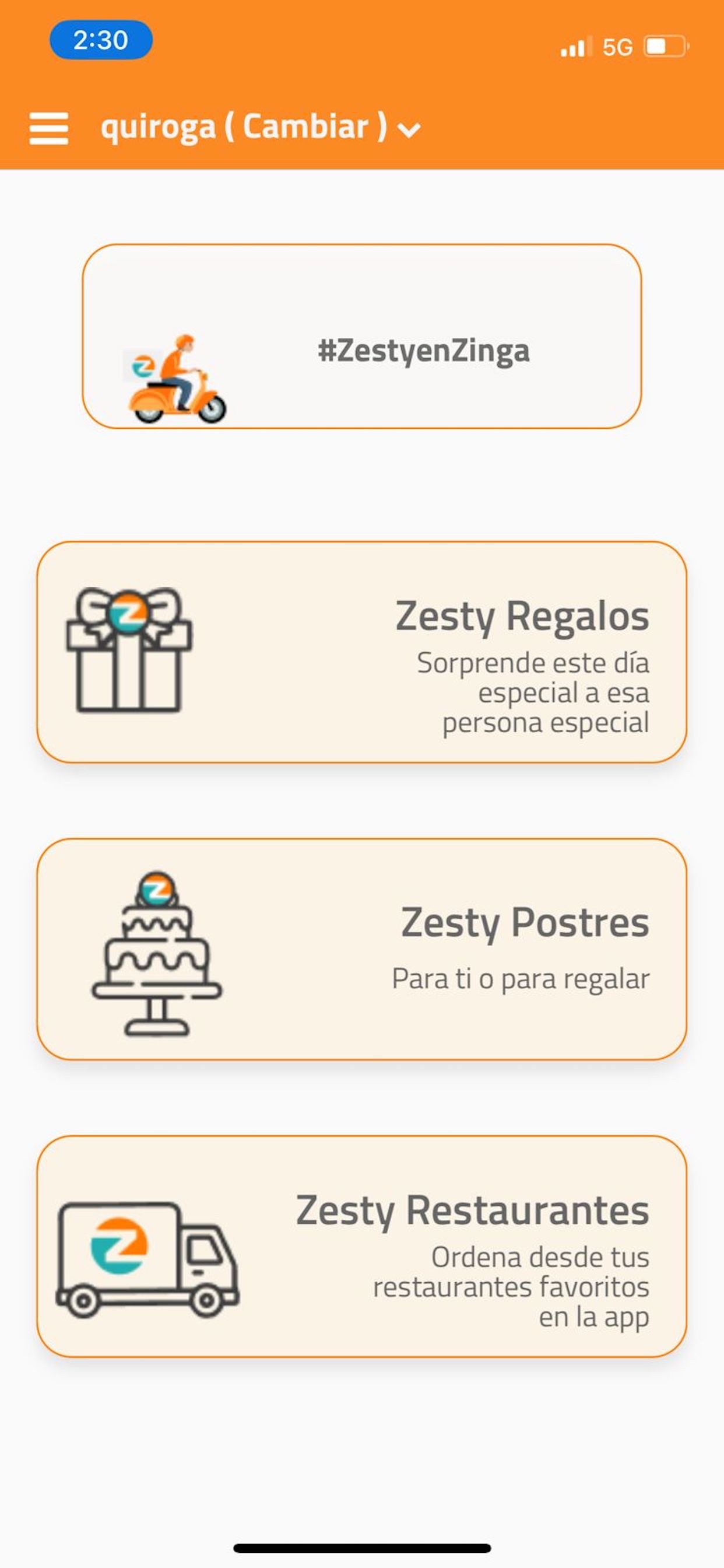 Zesty App Store screenshot: listing design