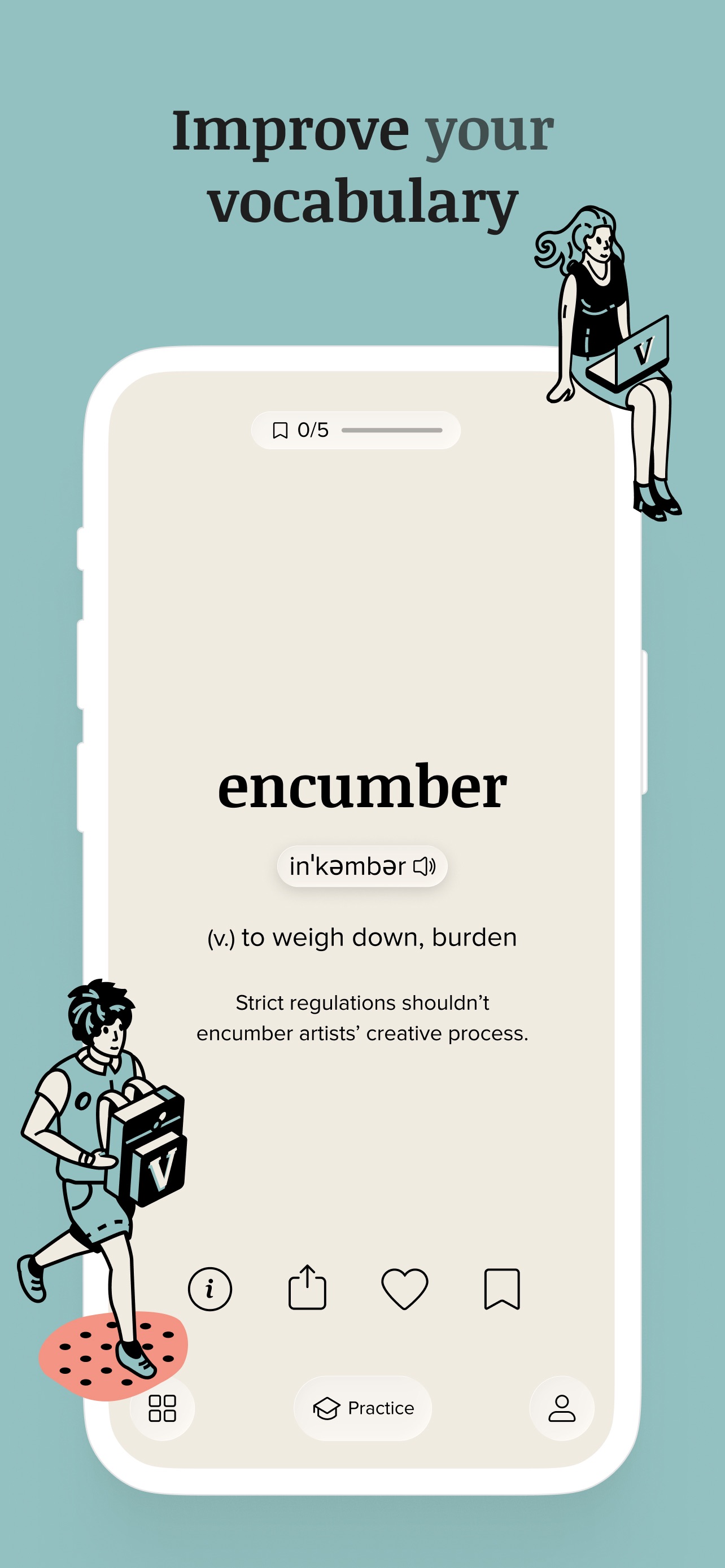 Vocabulary App Store screenshot: Improve your
vocabulary