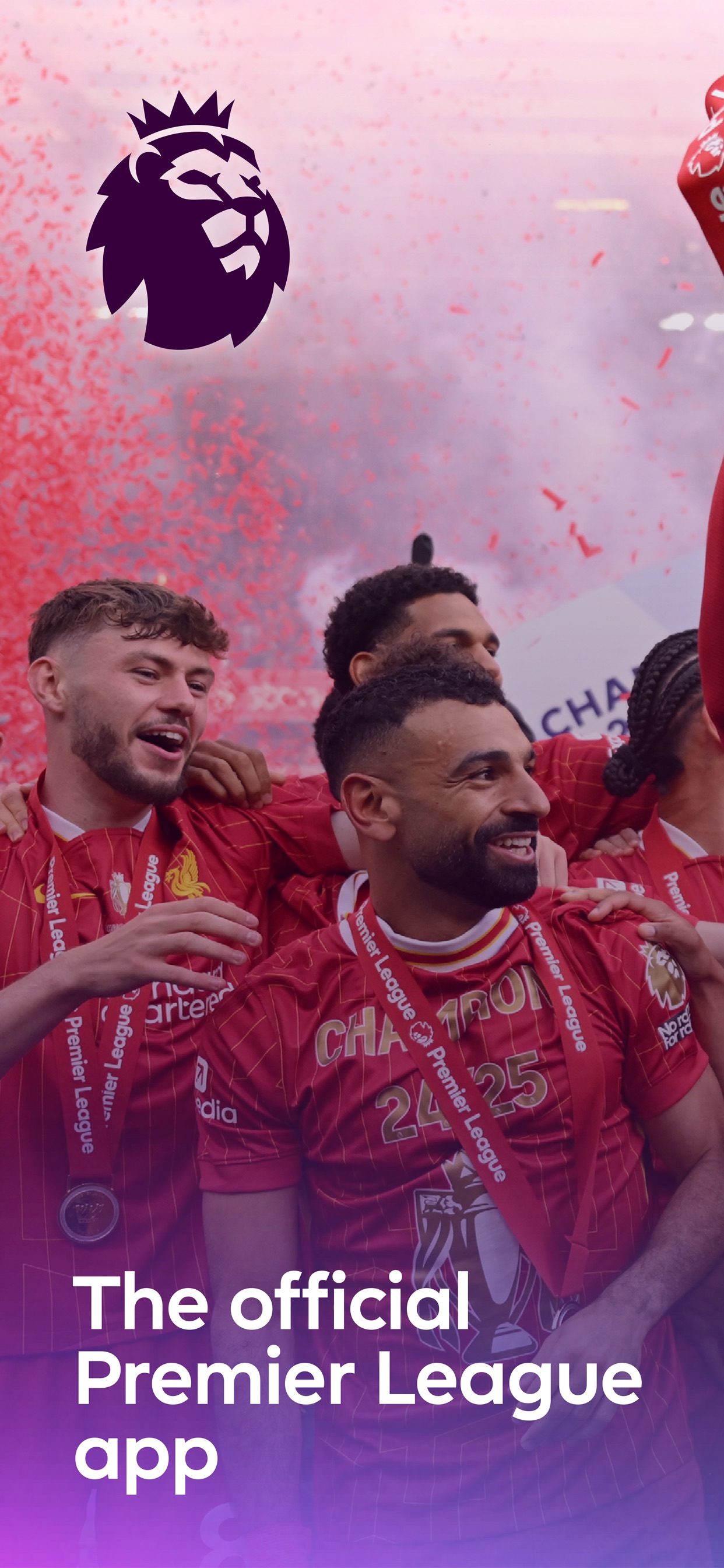 Premier League App Store screenshot: The official Premier League app