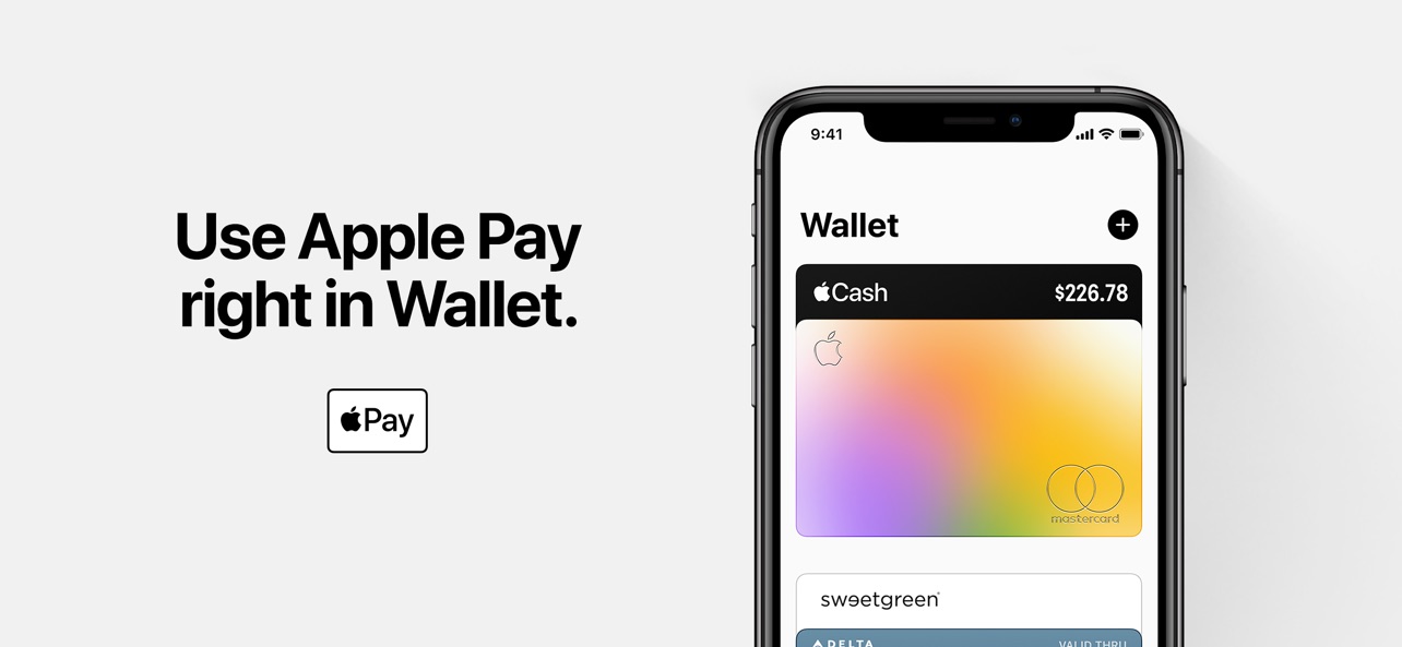 Apple Wallet App Store screenshot: Use Apple Pay right in Wallet.