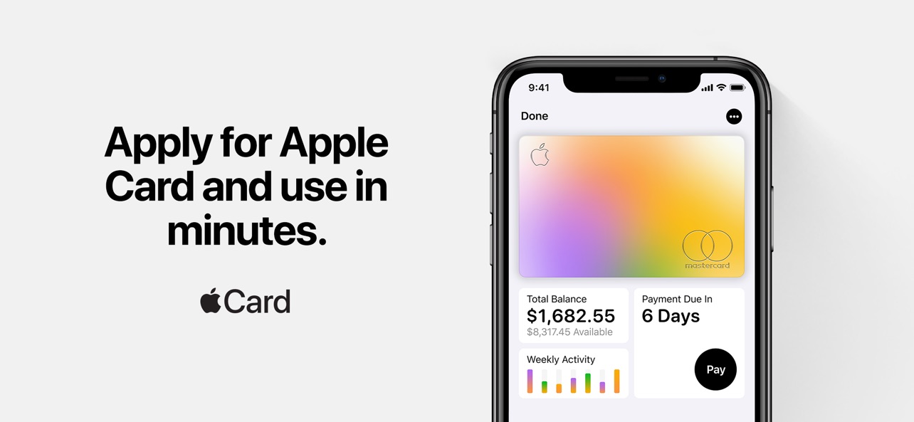Apple Wallet App Store screenshot: Apply for Apple Card and use in minutes.