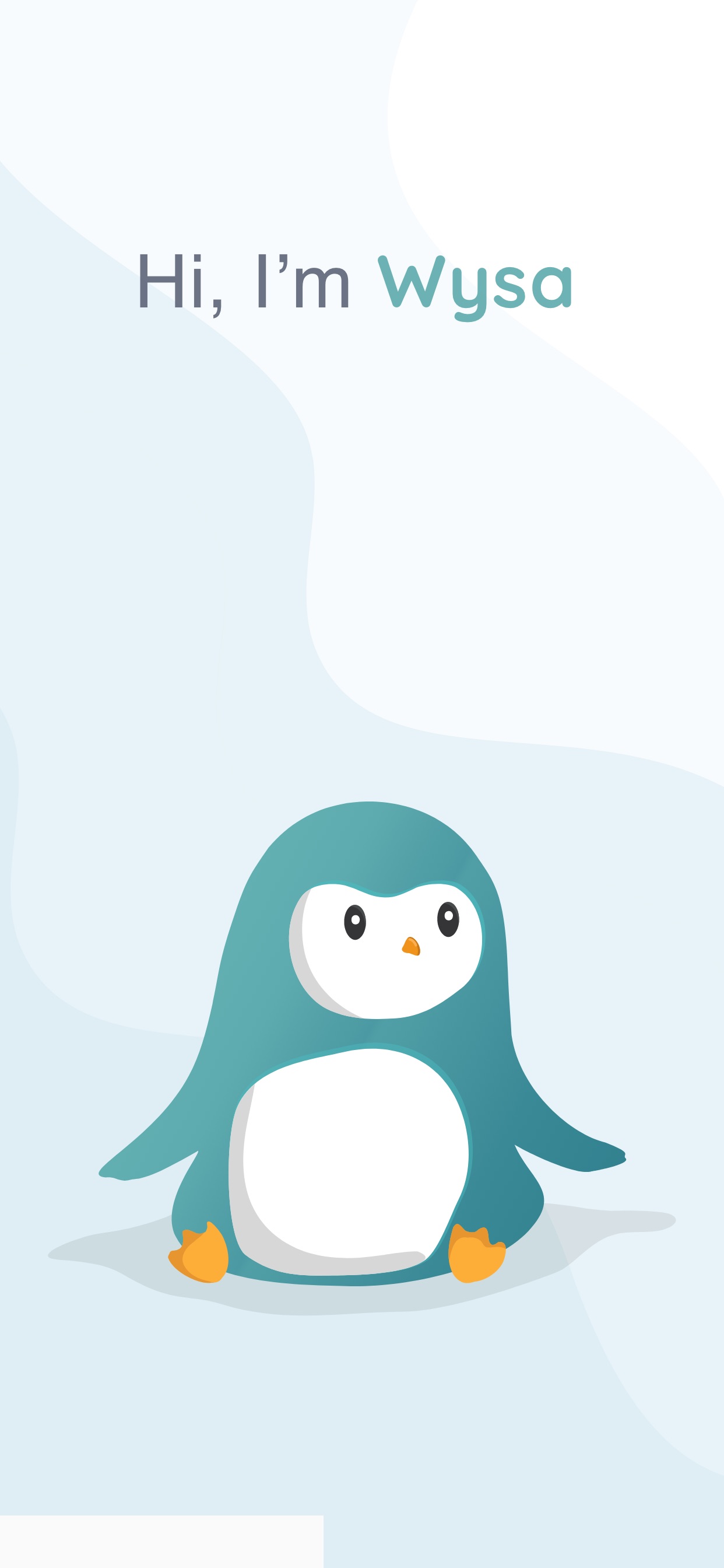 Wysa App Store screenshot: Hi, I'm Wysa
