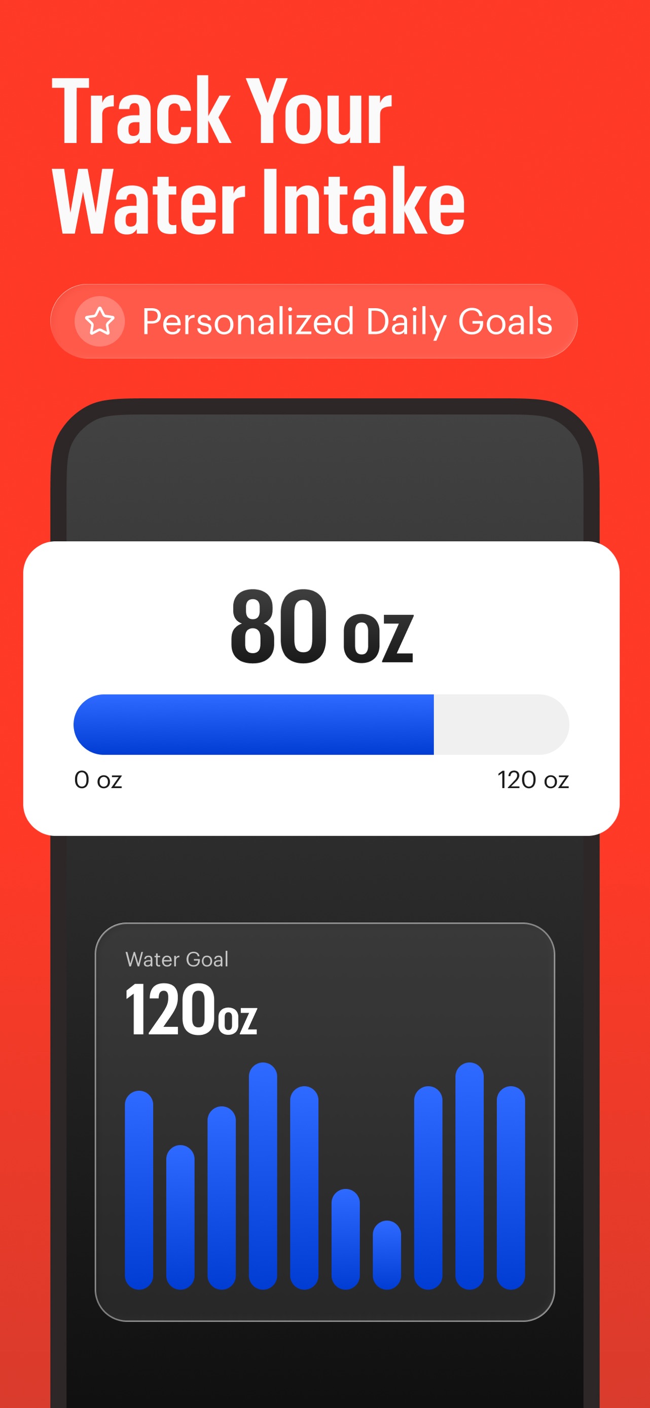 Zero App Store screenshot: Track Your Water Intake