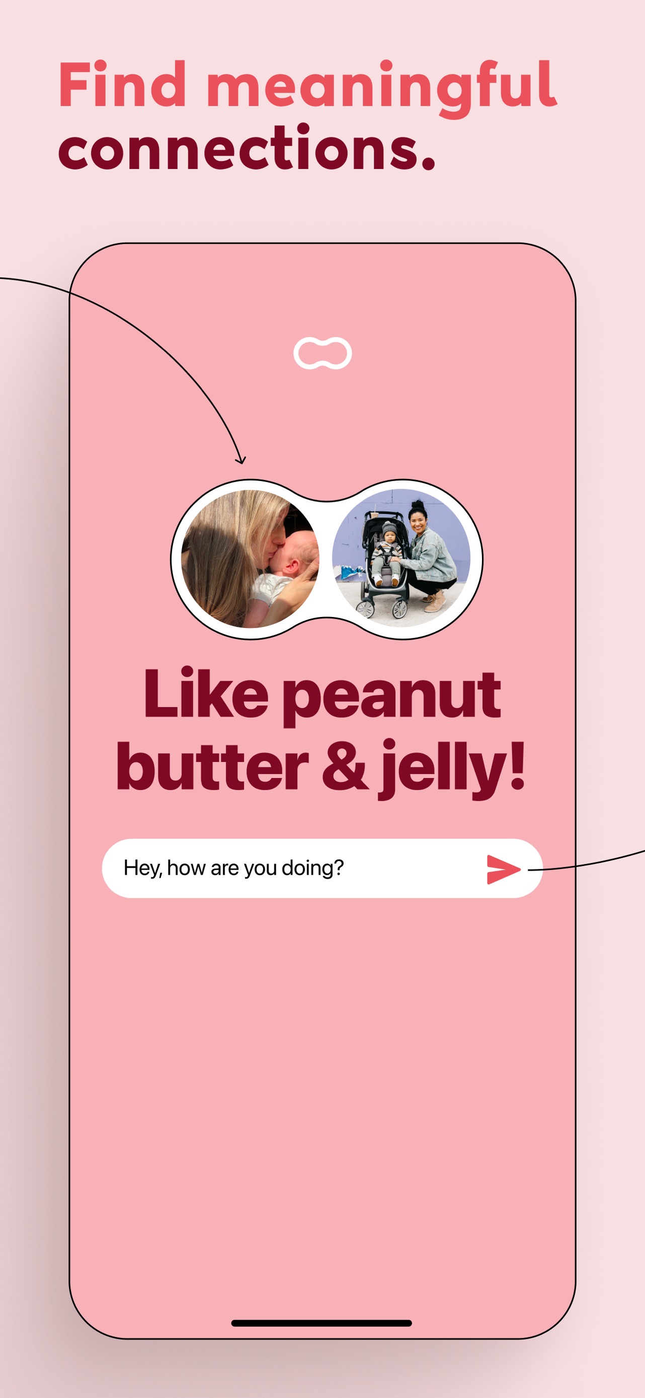 Peanut App Store screenshot: Find meaningful connections.