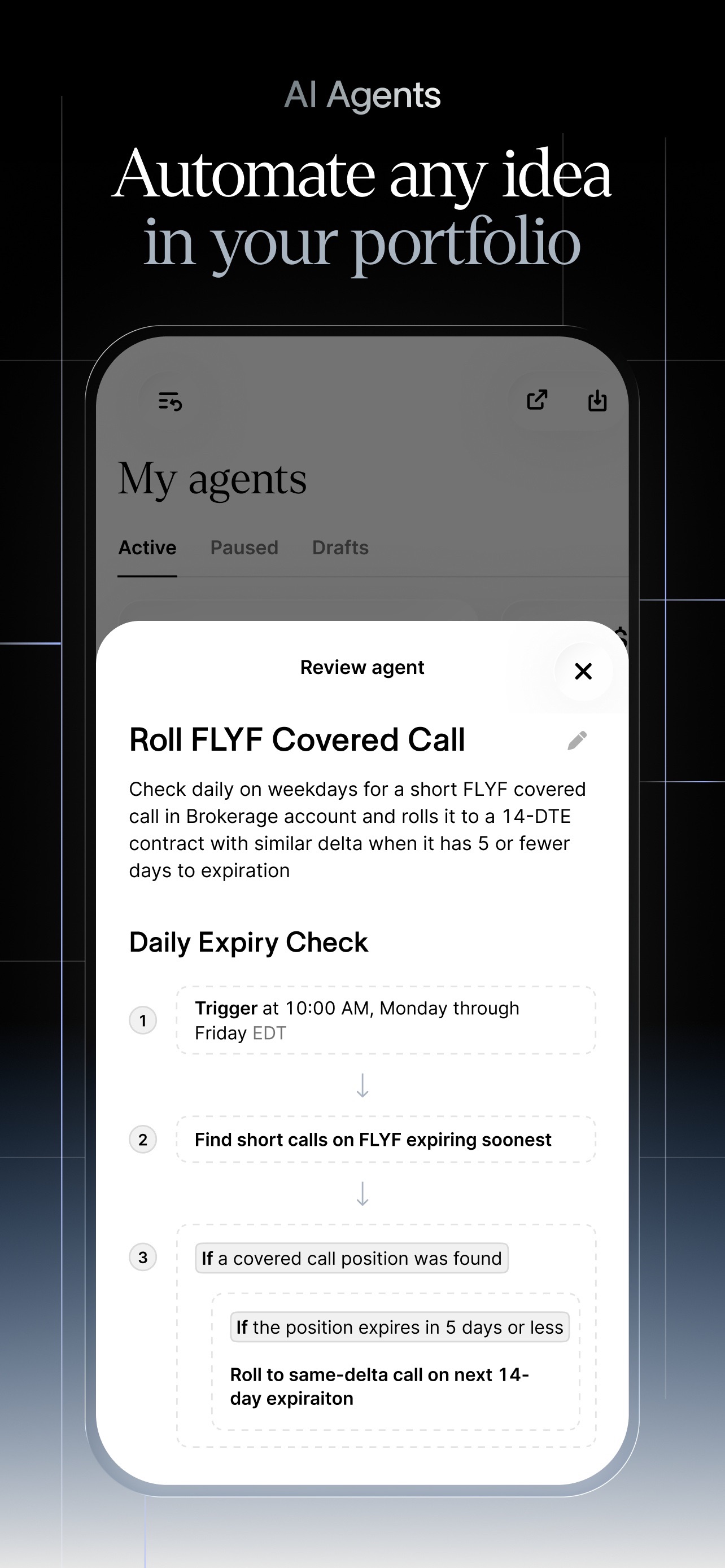 Public App Store screenshot 8: AI Agents
Automate any idea
in your portfolio