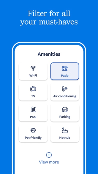 Vrbo App Store screenshot 7: Filter for all your must-haves