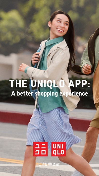 UNIQLO App Store screenshot: THE UNIQLO APP: A better shopping experience