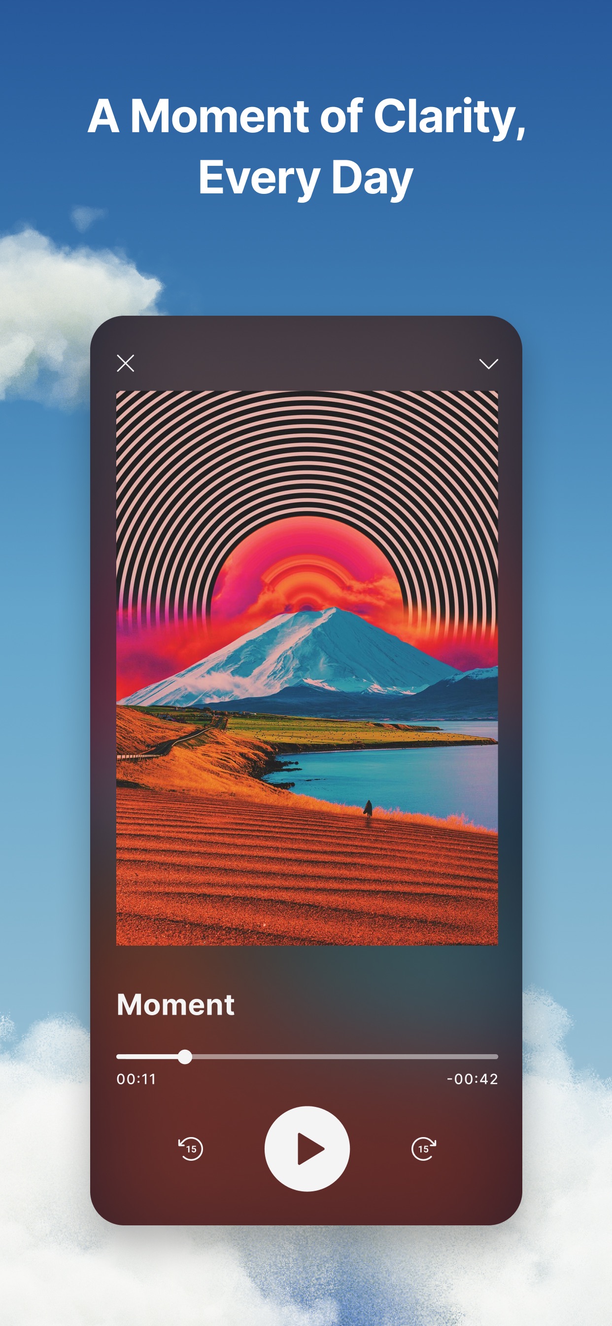 Waking Up App Store screenshot 6: A Moment of Clarity, Every Day