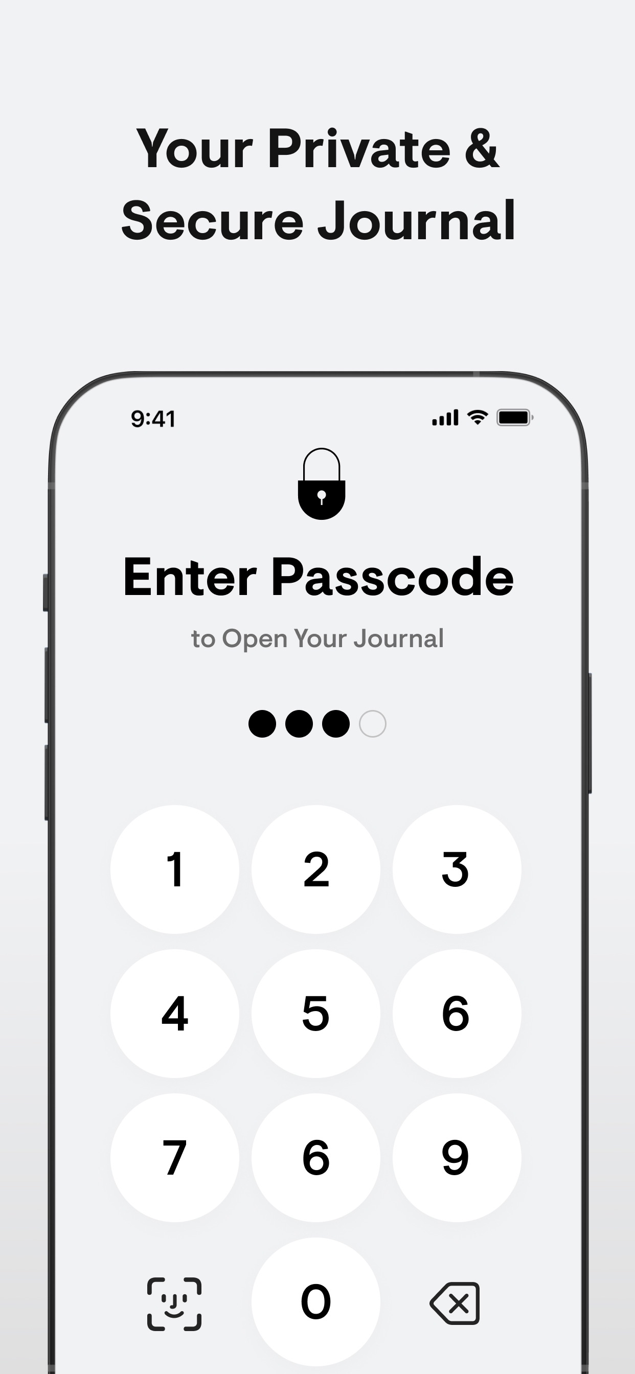 stoic. App Store screenshot 10: Your Private & Secure Journal