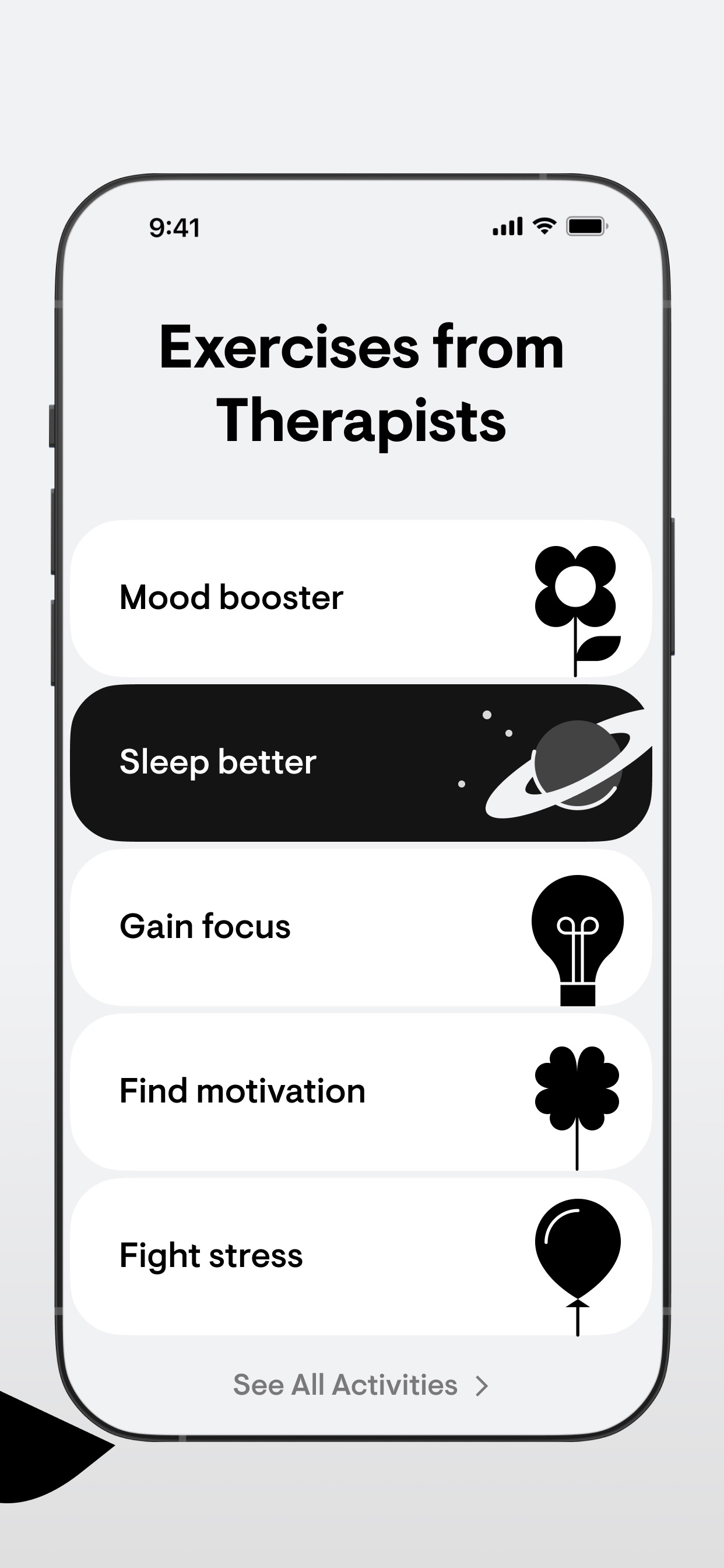 stoic. App Store screenshot 8: Exercises from Therapists