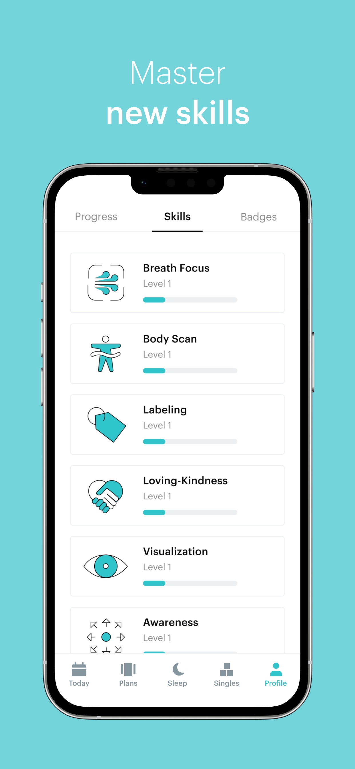Balance App Store screenshot 6: Master new skills