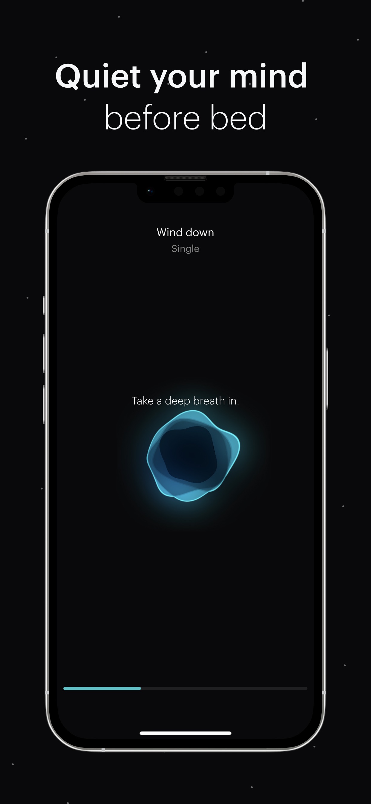 Balance App Store screenshot 8: Quiet your mind before bed