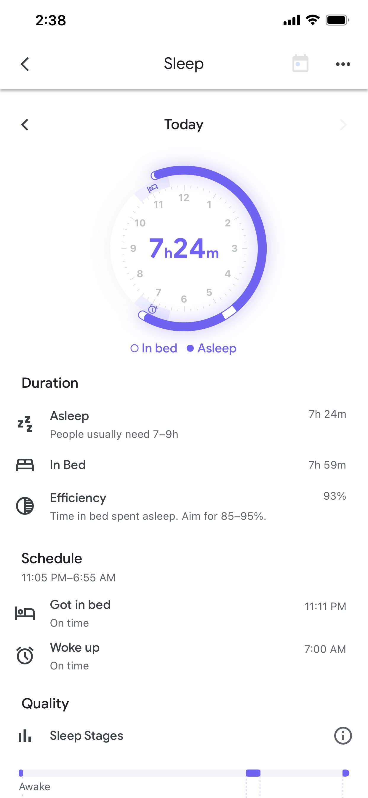 Google Fit App Store screenshot 5: listing design