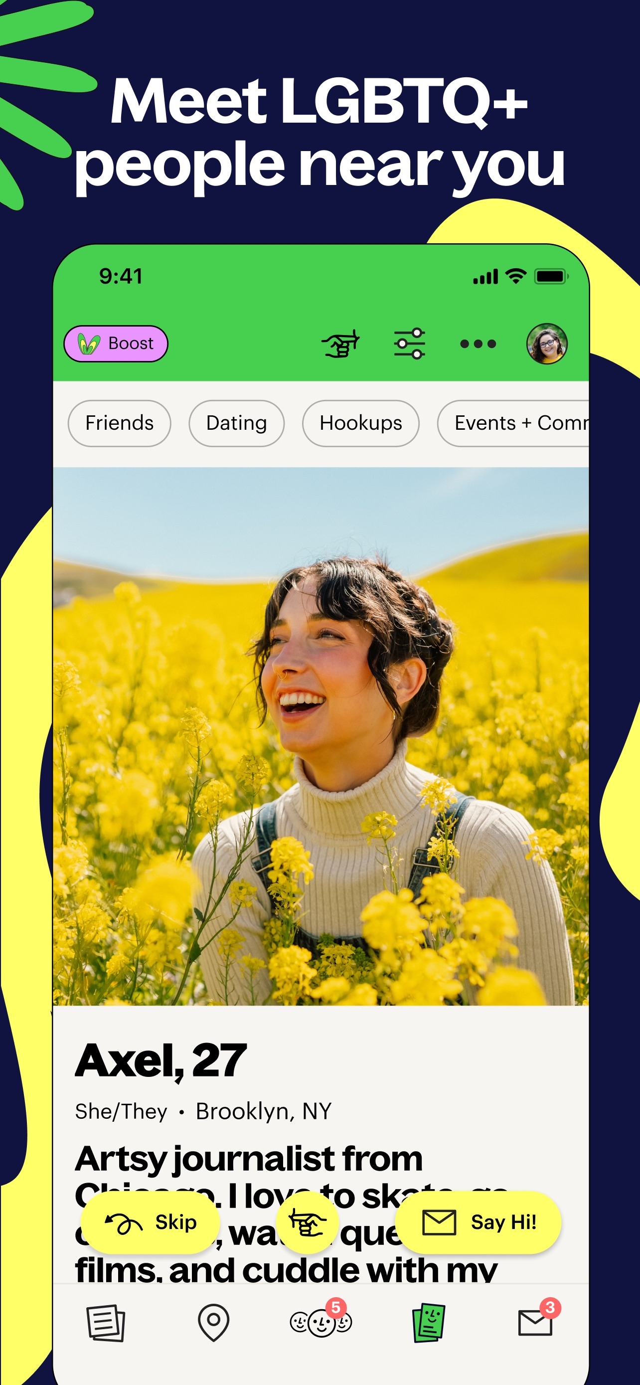 Lex App Store screenshot 5: Meet LGBTQ+ people near you