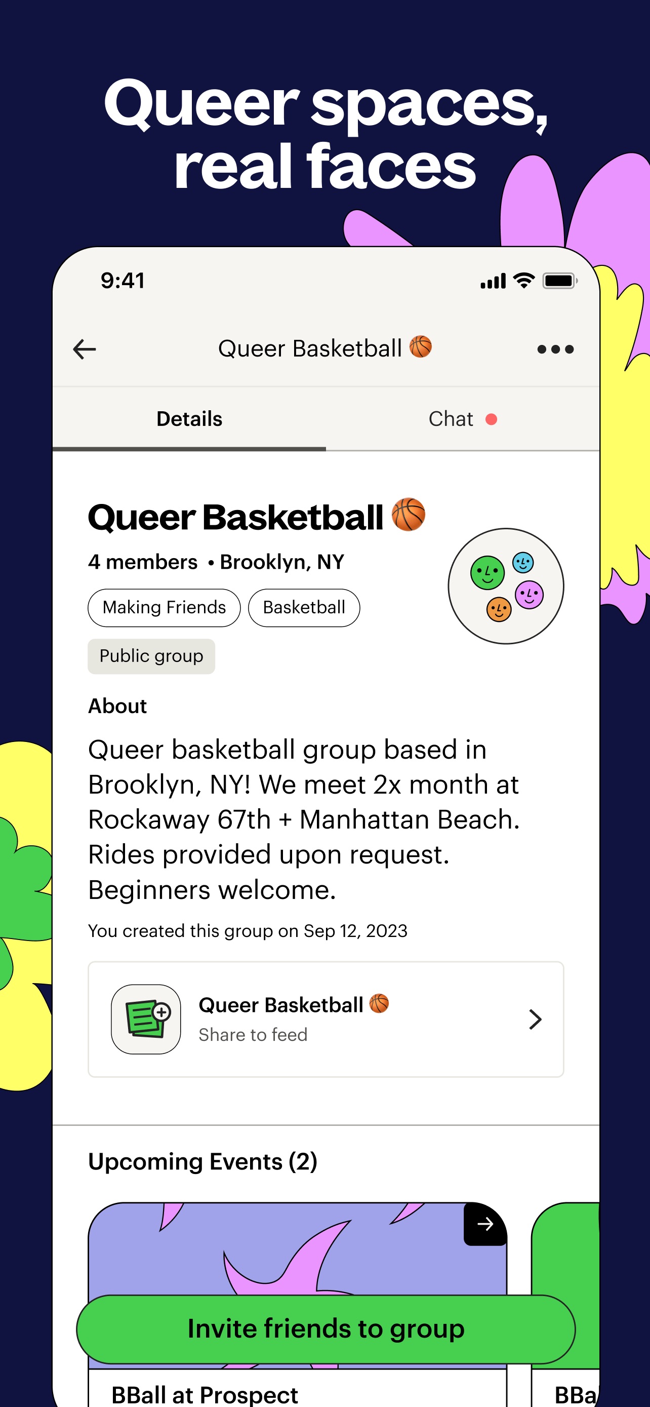 Lex App Store screenshot 7: Queer spaces, real faces