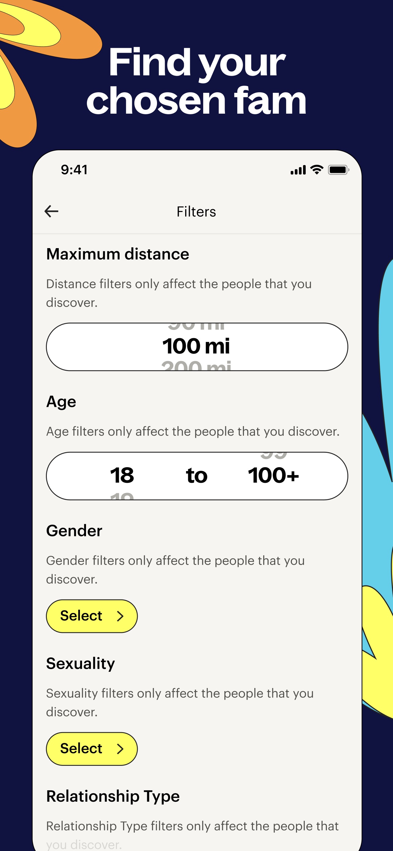 Lex App Store screenshot 9: Find your chosen fam