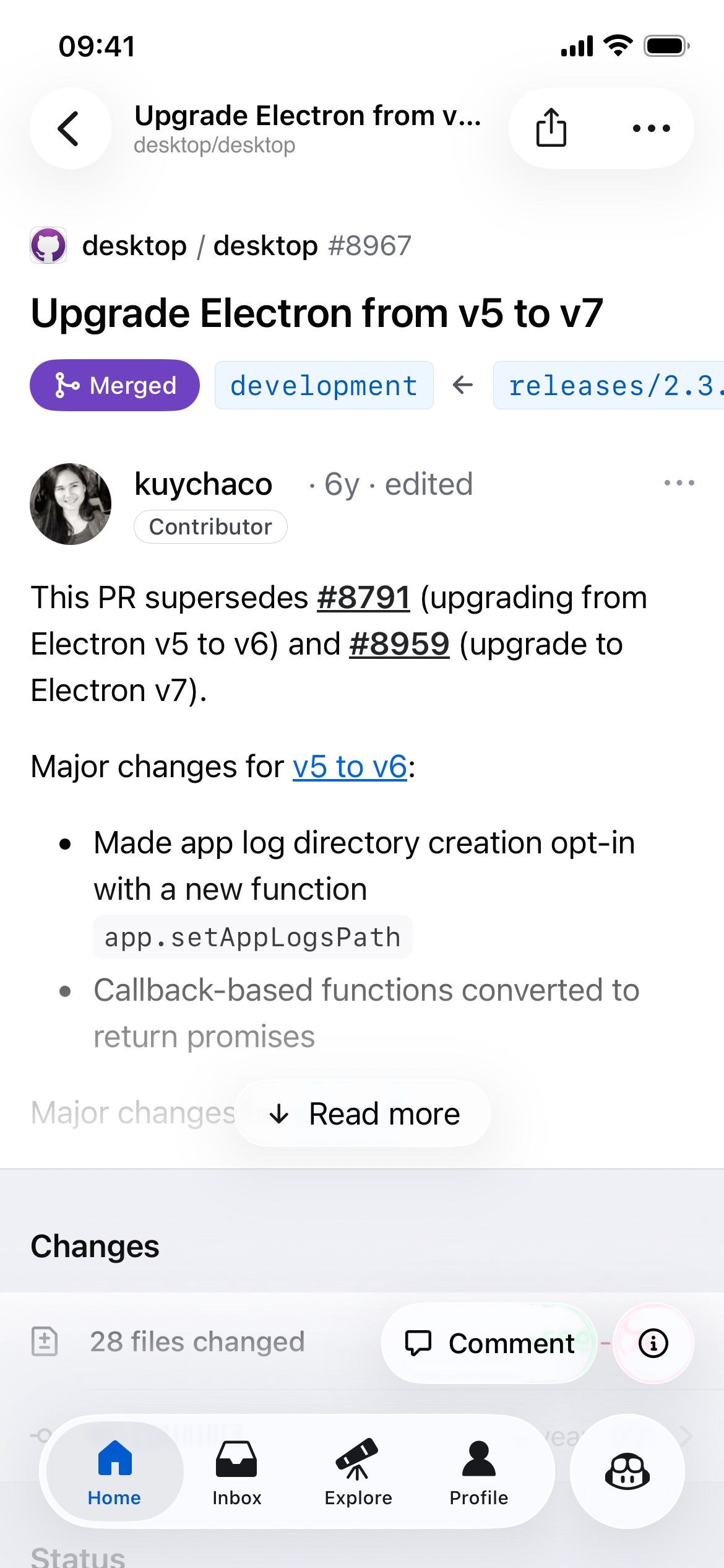 GitHub App Store screenshot: listing design
