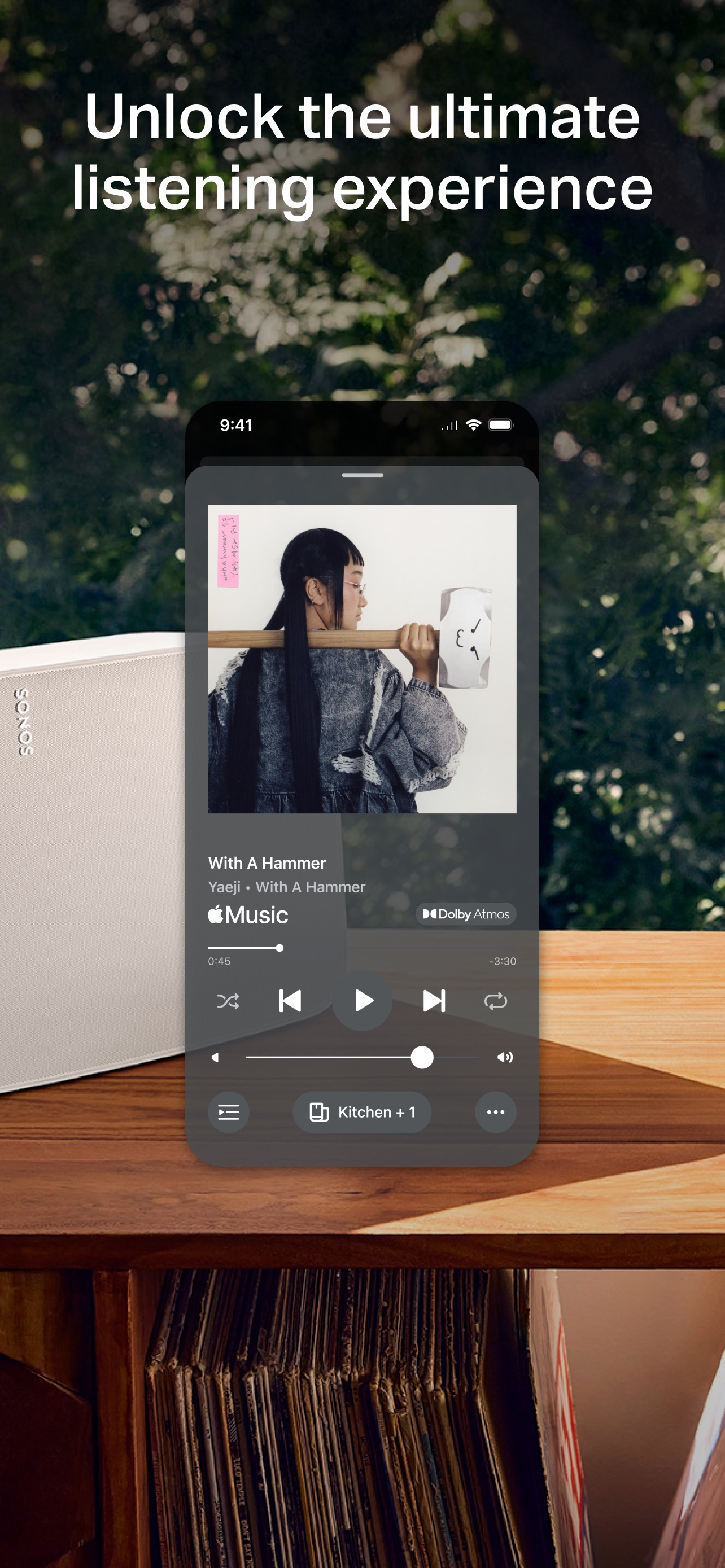 Sonos App Store screenshot: Unlock the ultimate listening experience