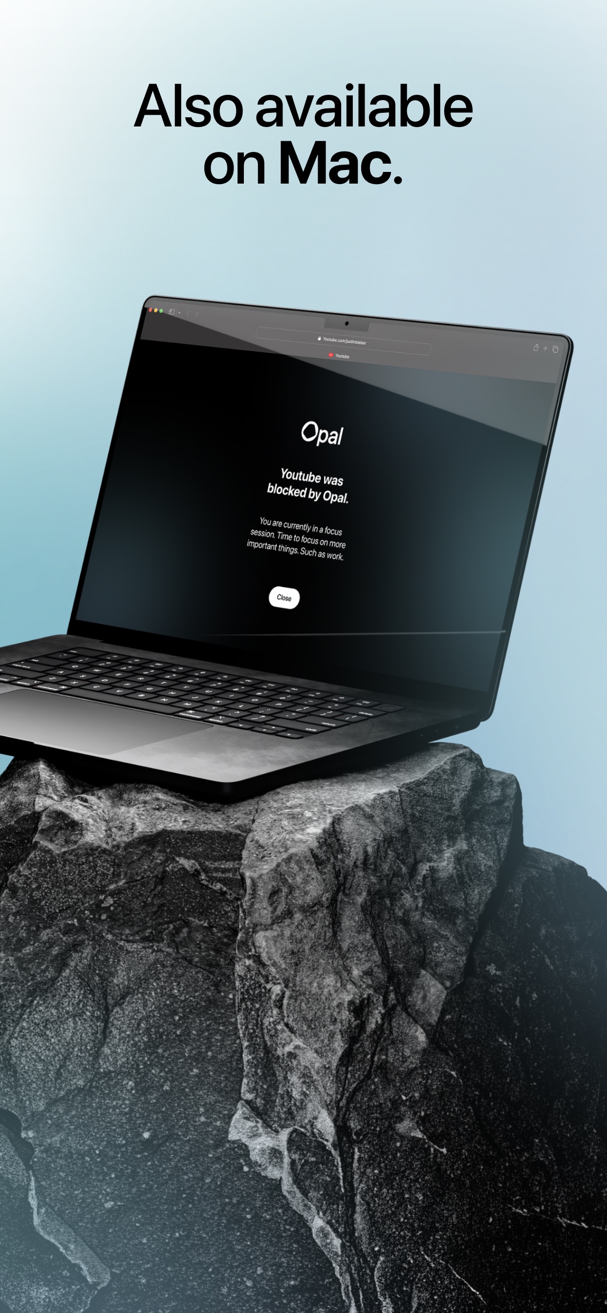 Opal App Store screenshot 9: Also available on Mac.