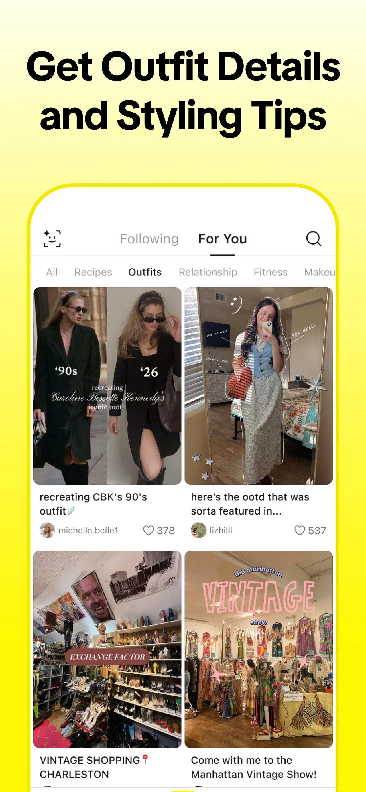 Lemon8 App Store screenshot 5: Get Outfit Details and Styling Tips
