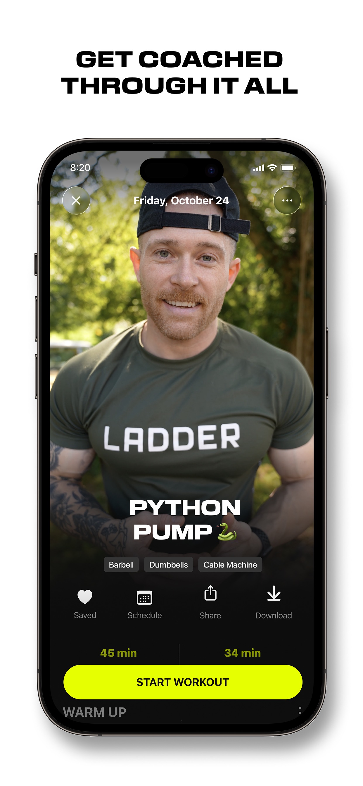 Ladder App Store screenshot 6: GET COACHED THROUGH IT ALL