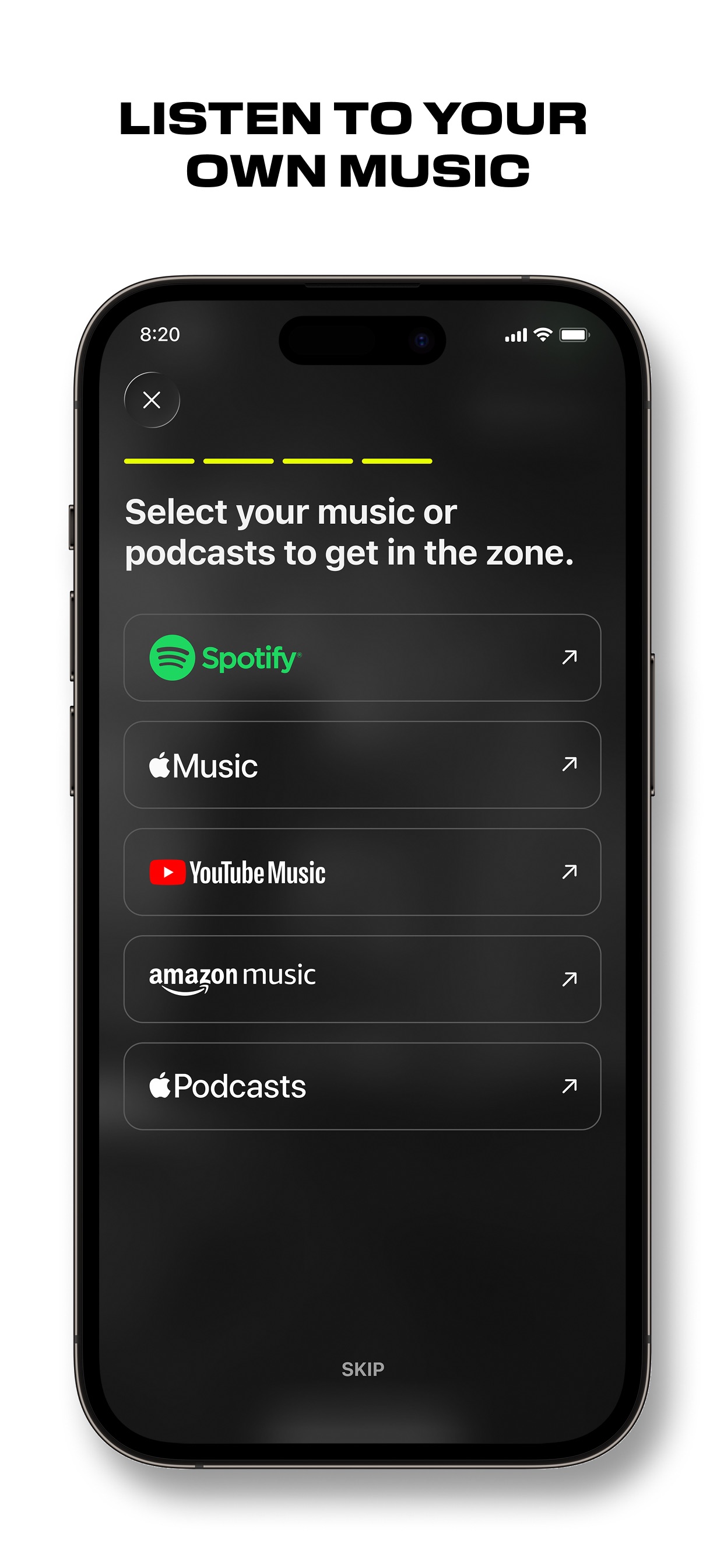 Ladder App Store screenshot 9: LISTEN TO YOUR OWN MUSIC