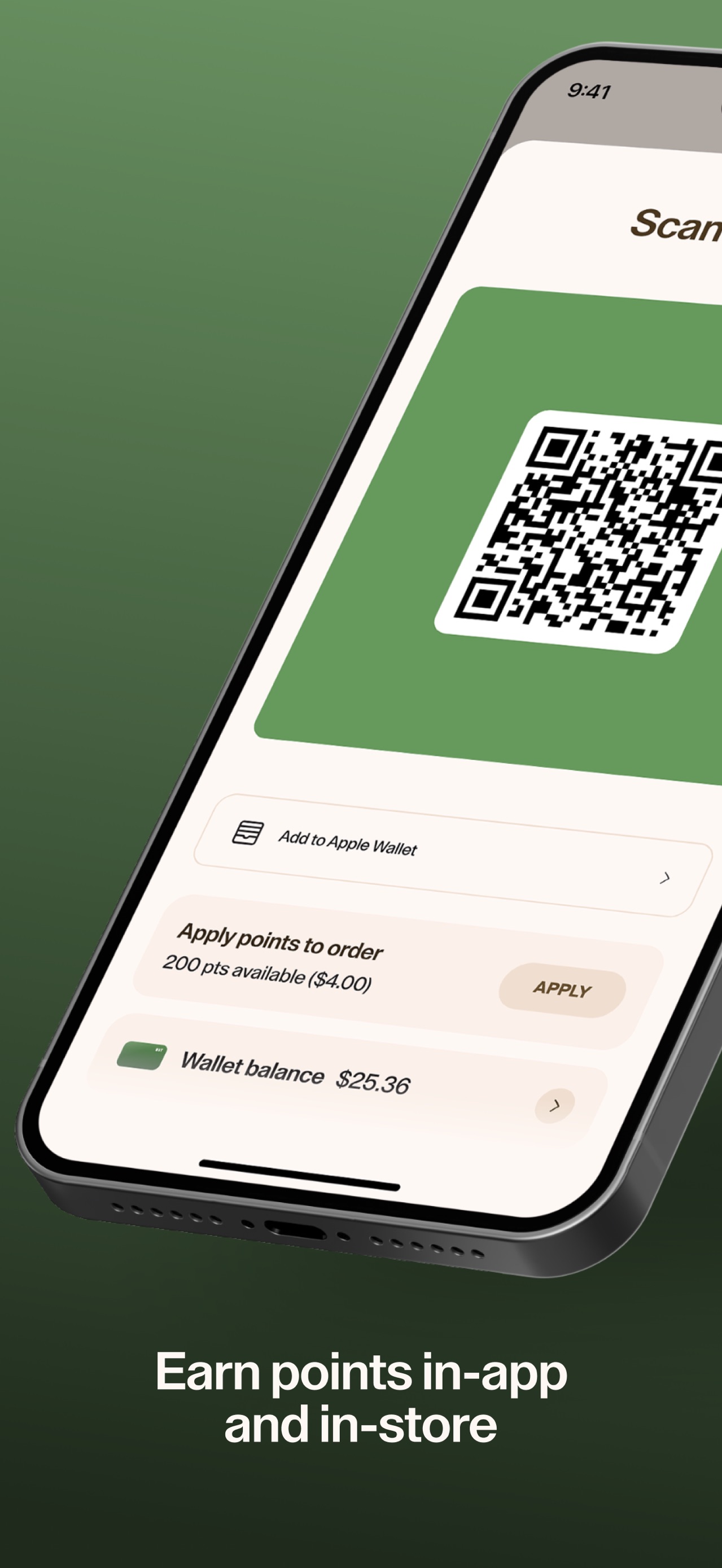 Blank Street App Store screenshot: Earn points in-app and in-store