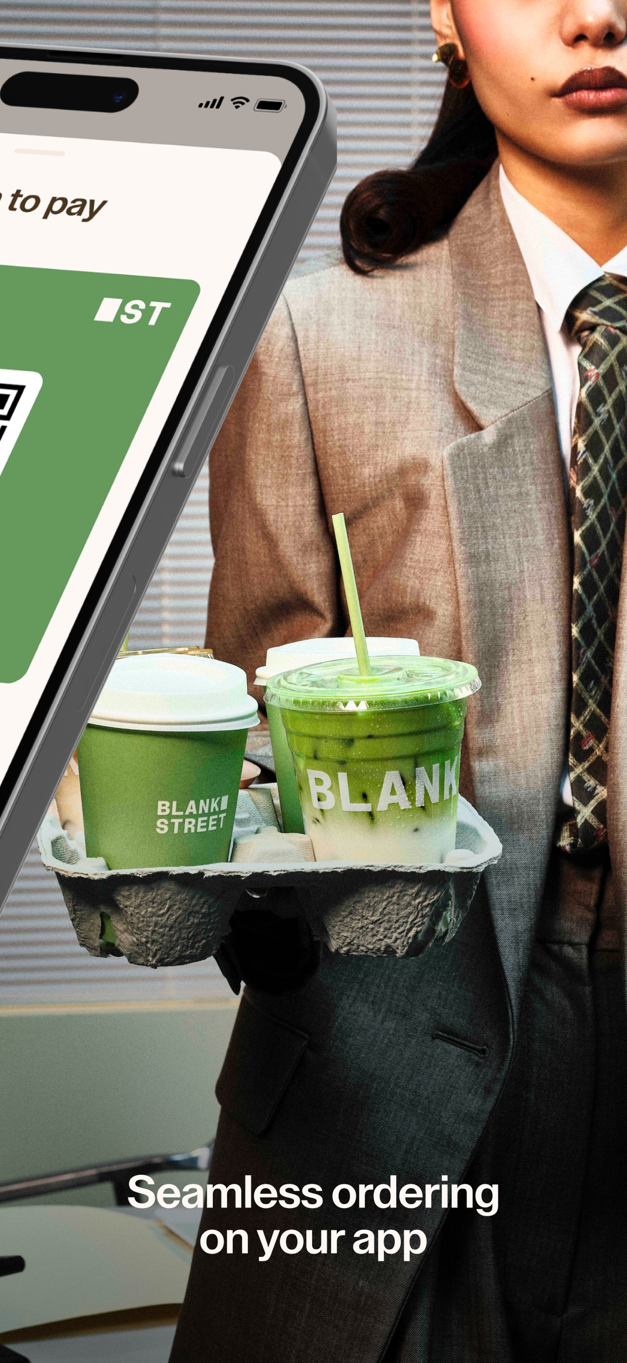 Blank Street App Store screenshot: Seamless ordering on your app
