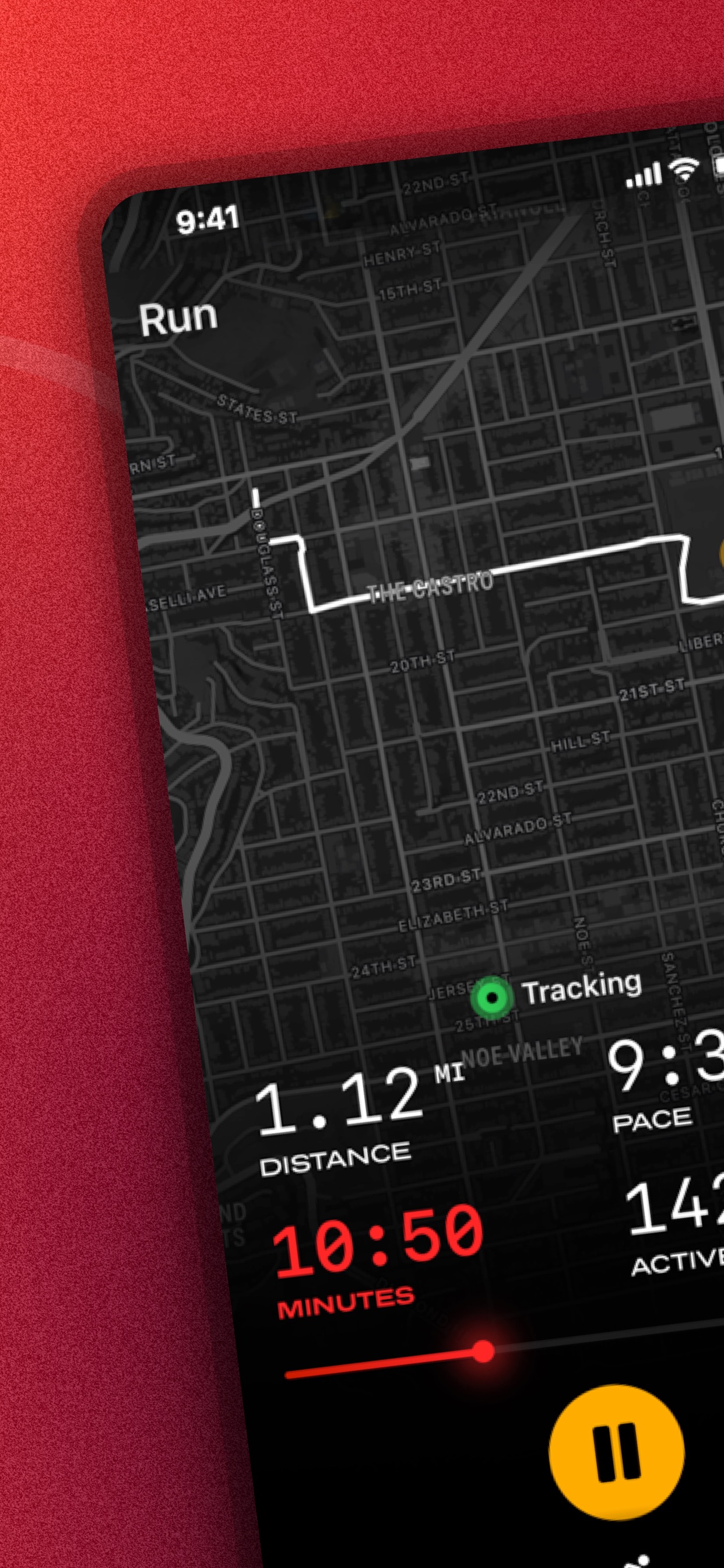 Any Distance App Store screenshot: listing design