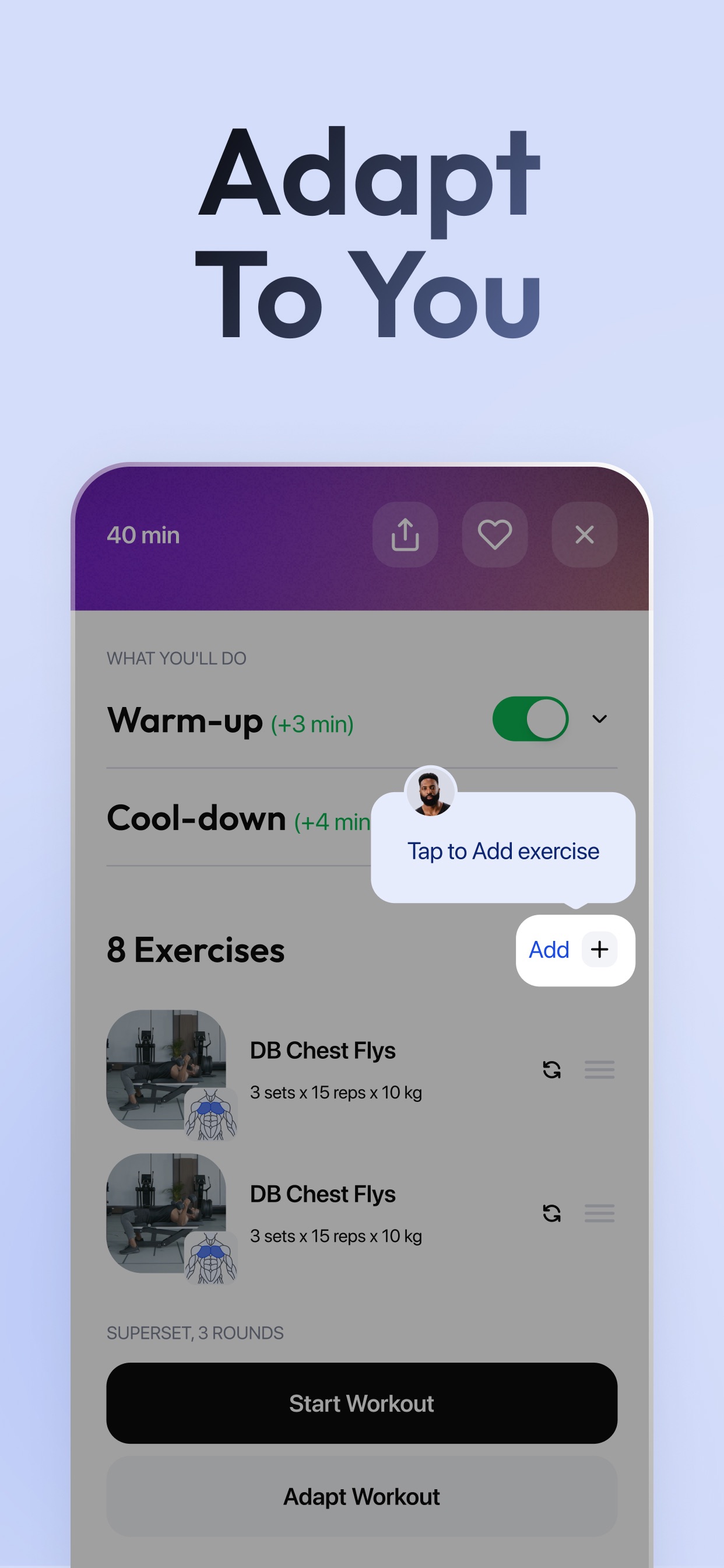 Zing App Store screenshot: Adapt To You