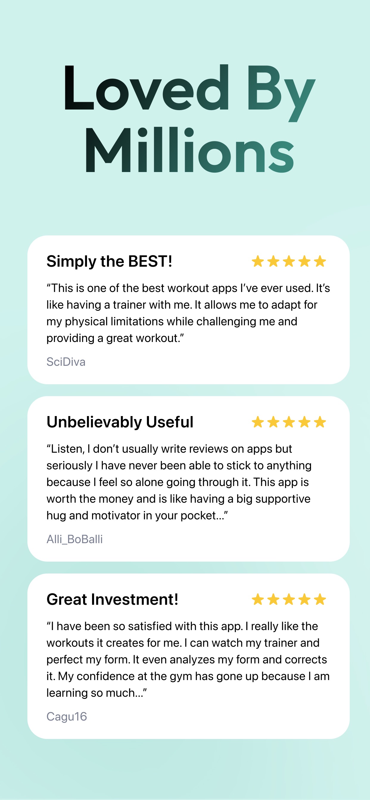 Zing App Store screenshot 9: Loved By Millions