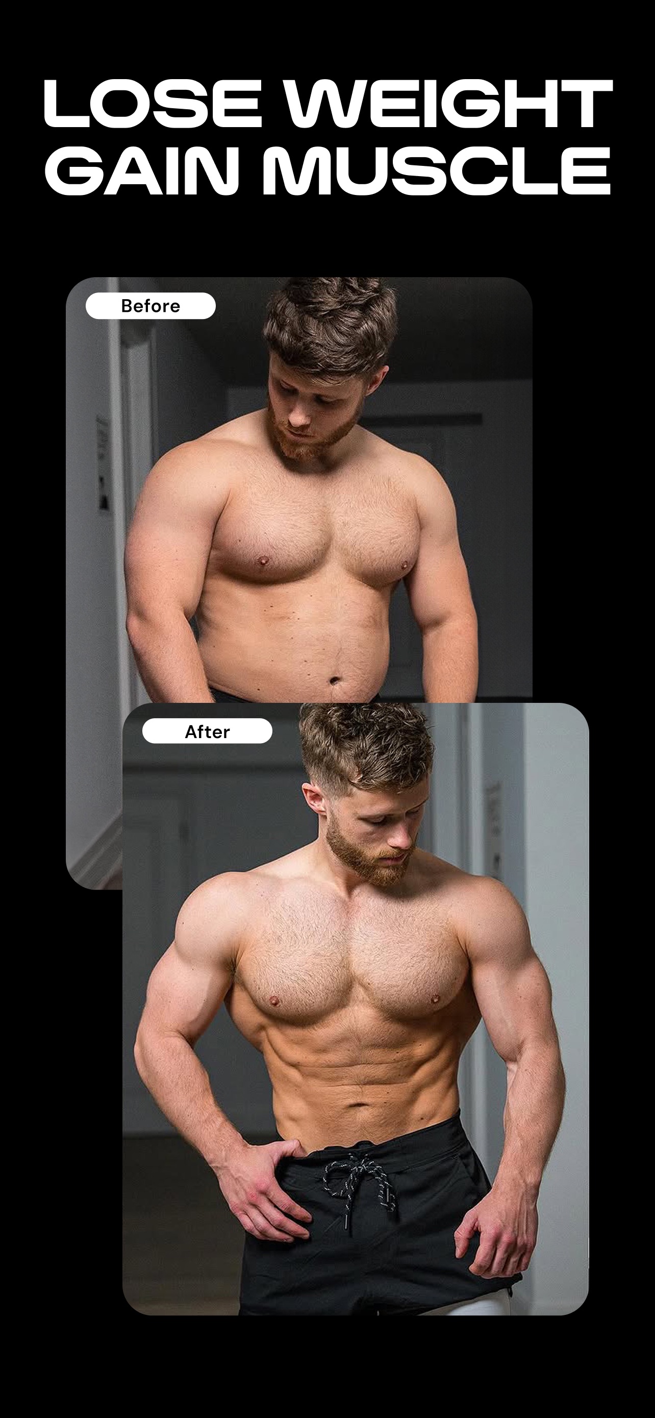 MacroFactor App Store screenshot: LOSE WEIGHT GAIN MUSCLE