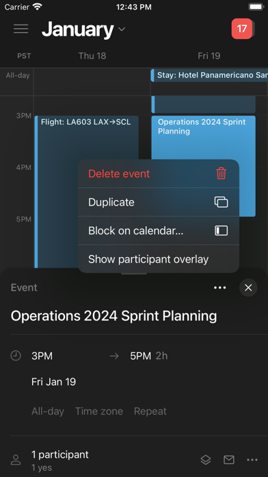 Cron Calendar App Store screenshot: listing design