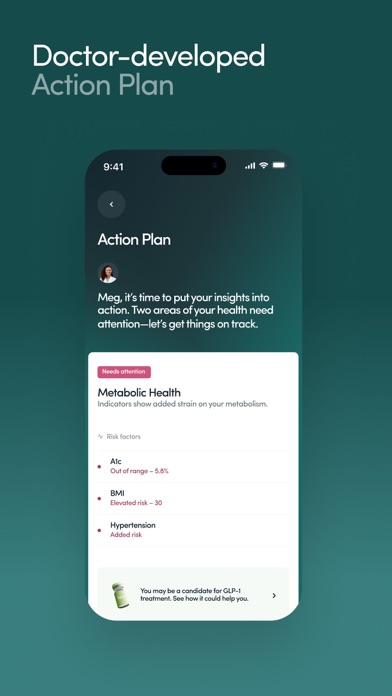 Hers App Store screenshot 6: Doctor-developed Action Plan