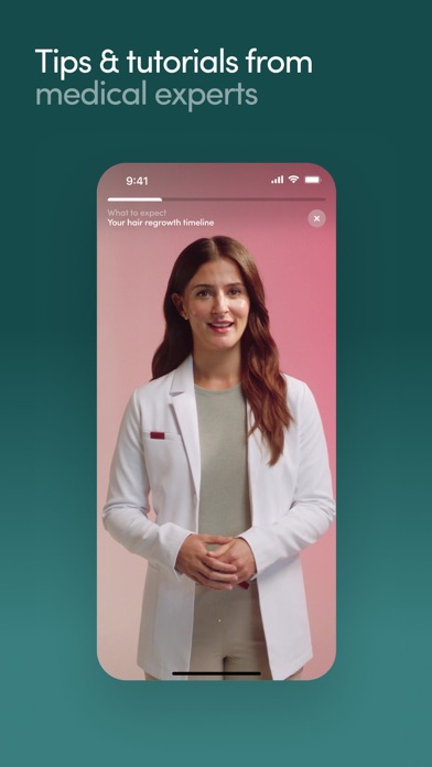 Hers App Store screenshot 9: Tips & tutorials from medical experts