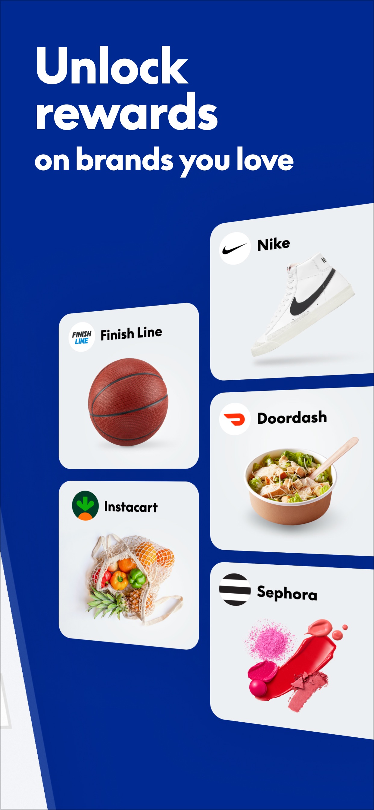 PayPal App Store screenshot: Unlock rewards on brands you love