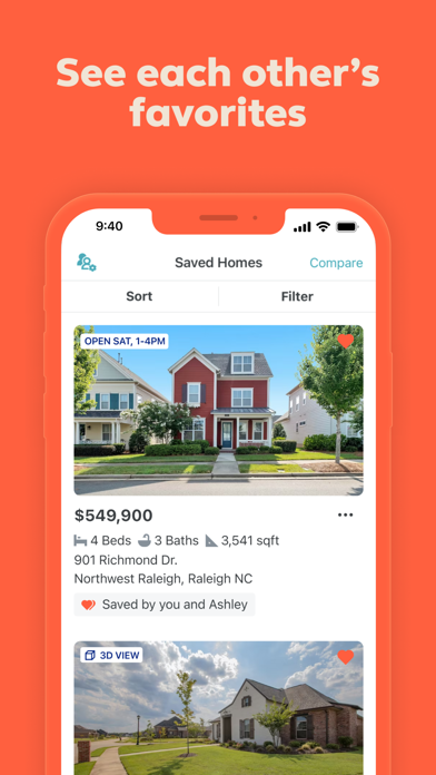 Trulia App Store screenshot 7: See each other’s favorites