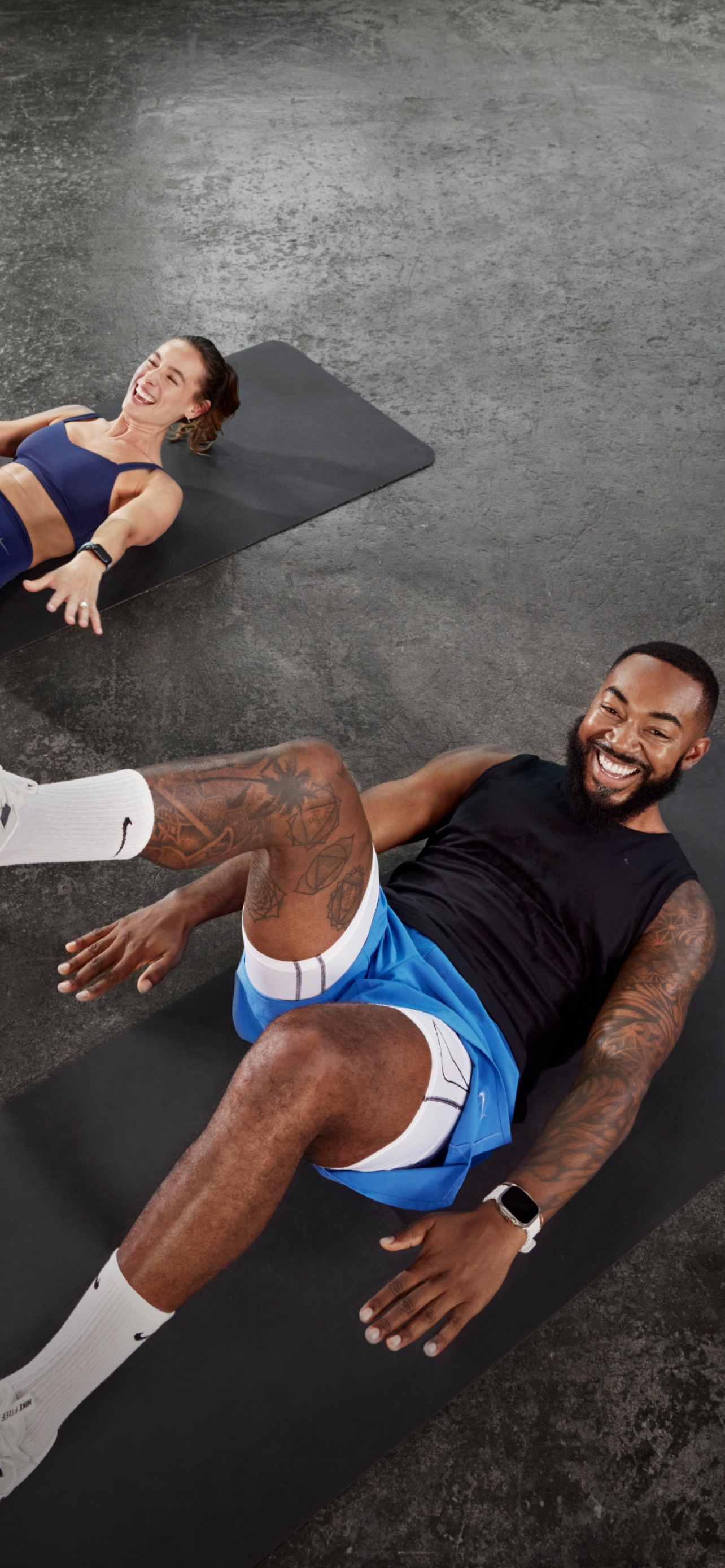 Nike Training Club App Store screenshot: listing design