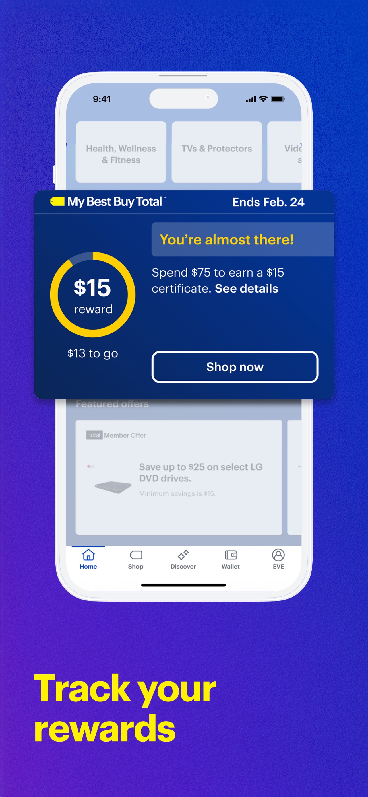 Best Buy App Store screenshot 6: Track your rewards