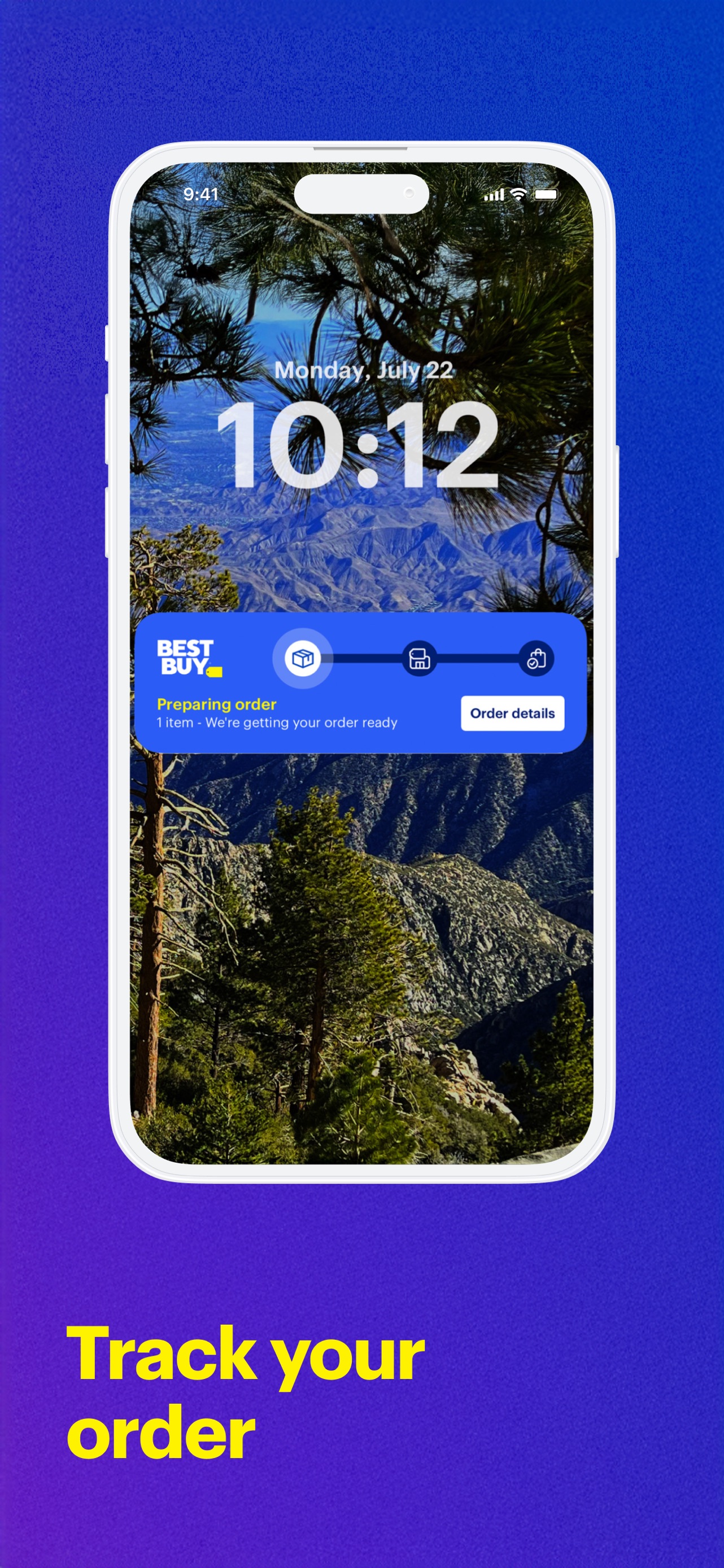 Best Buy App Store screenshot: Track your order