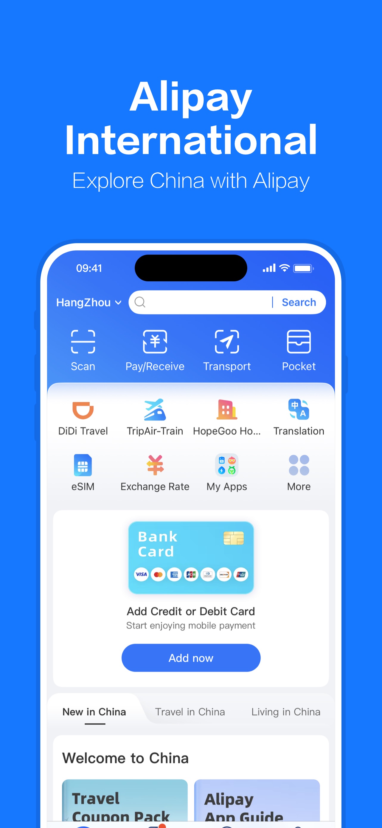 Alipay App Store screenshot: Alipay International
Explore China with Alipay
