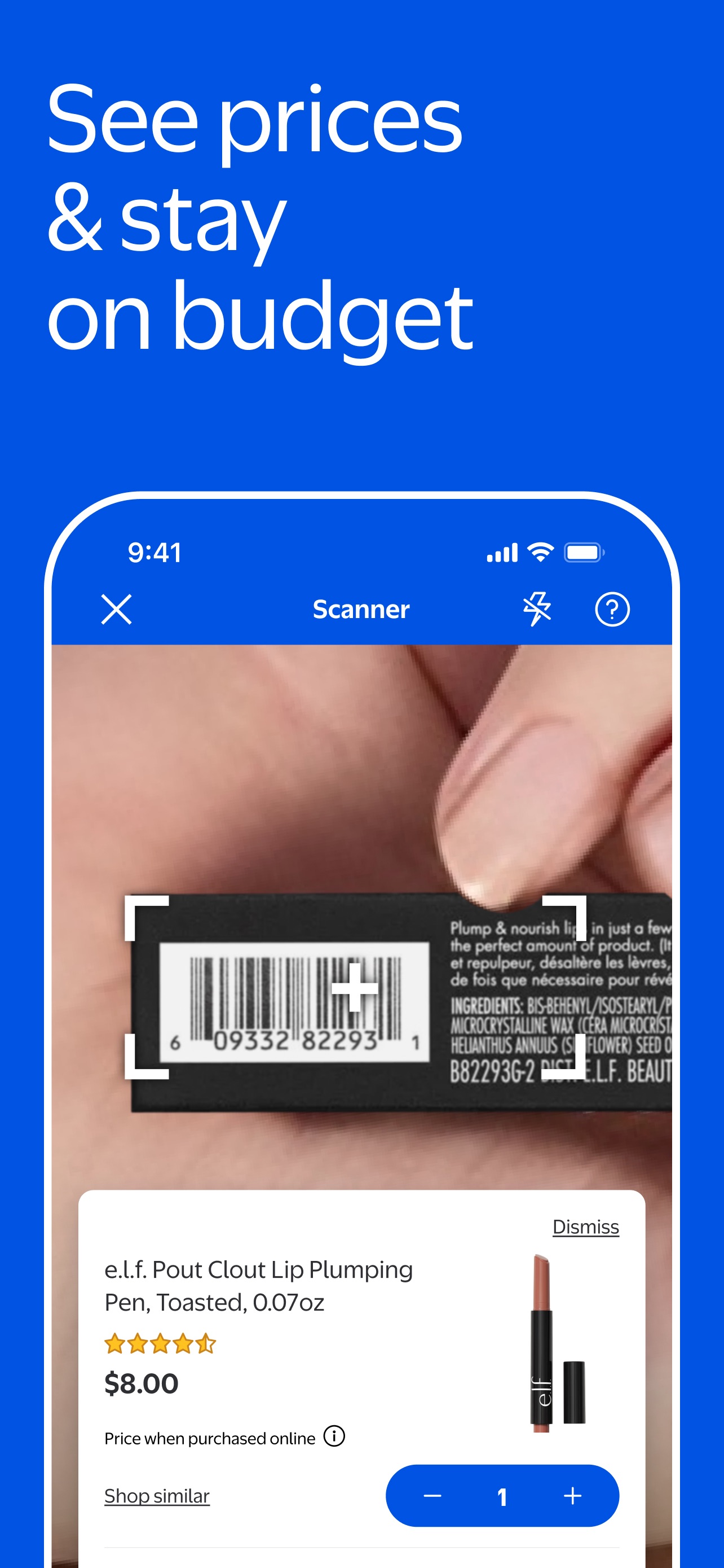 Walmart App Store screenshot 5: See prices & stay on budget