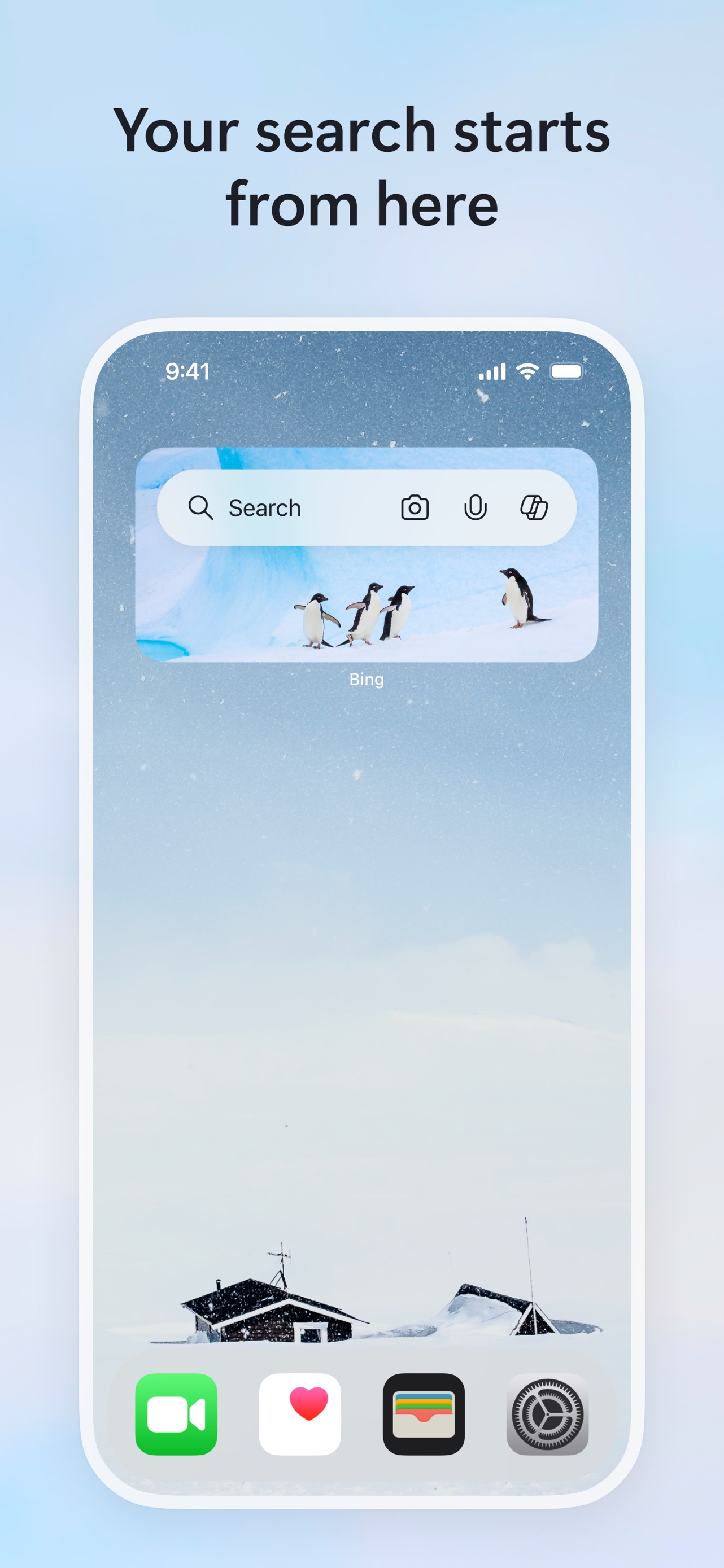 Bing App Store screenshot 7: Your search starts from here