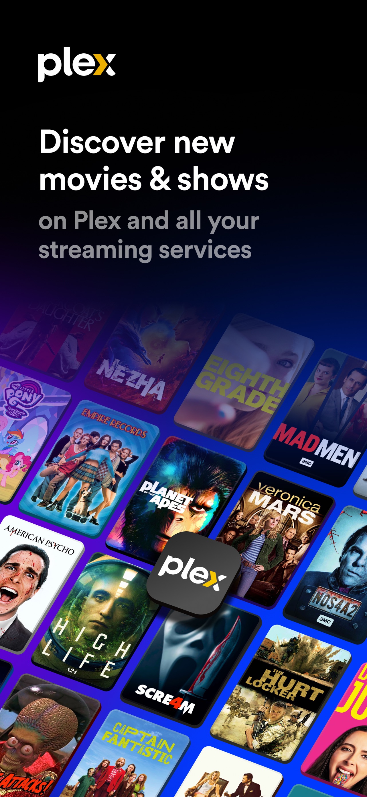 Plex App Store screenshot: Discover new movies & shows on Plex and all your streaming services