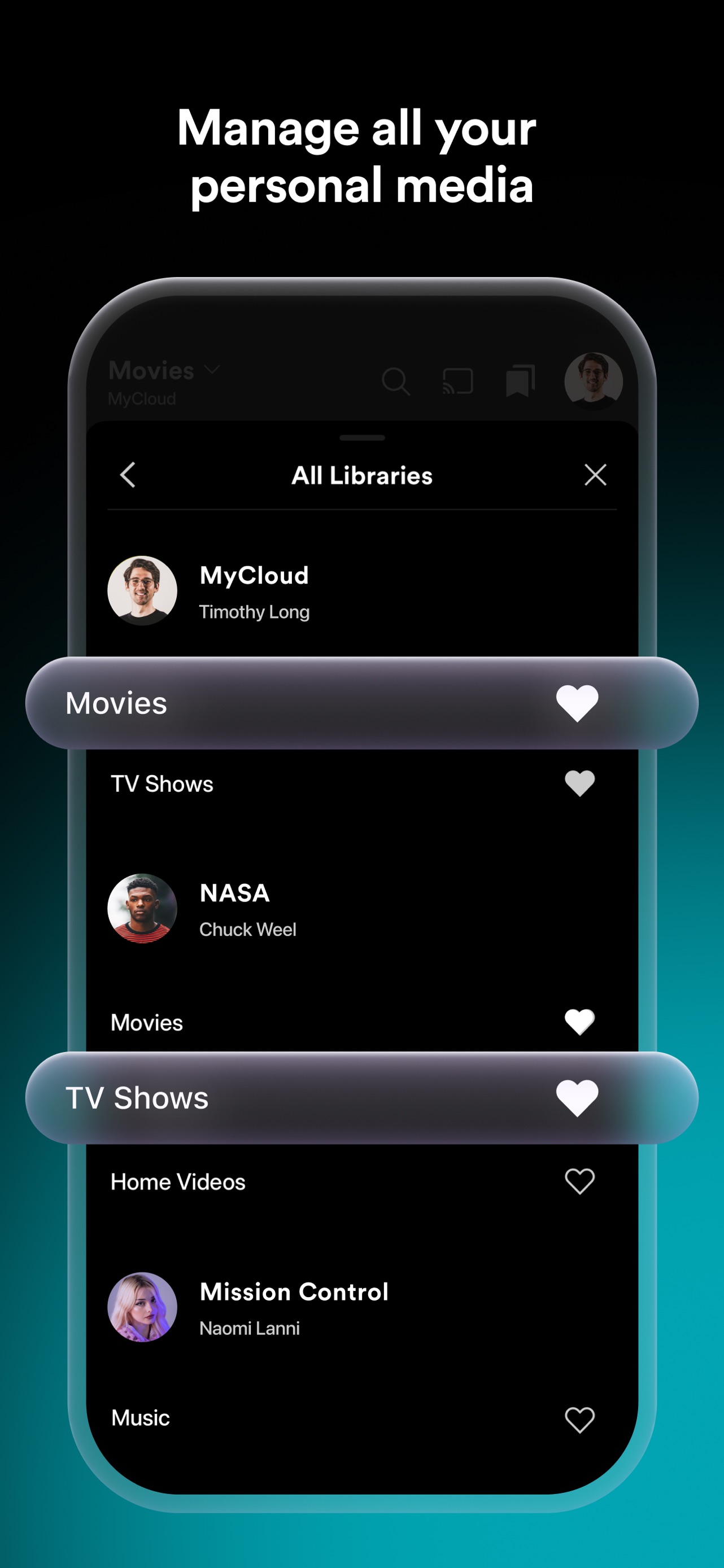 Plex App Store screenshot 8: Manage all your personal media