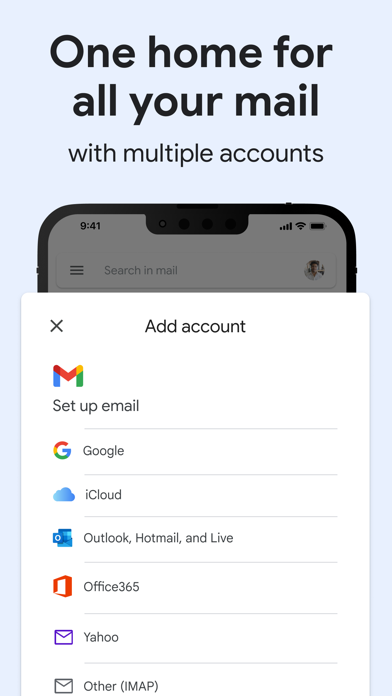 Gmail App Store screenshot 5: One home for all your mail with multiple accounts