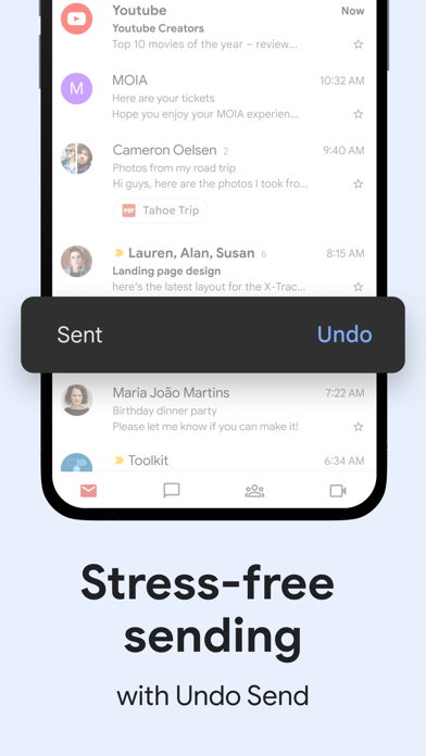 Gmail App Store screenshot 7: Stress-free sending with Undo Send