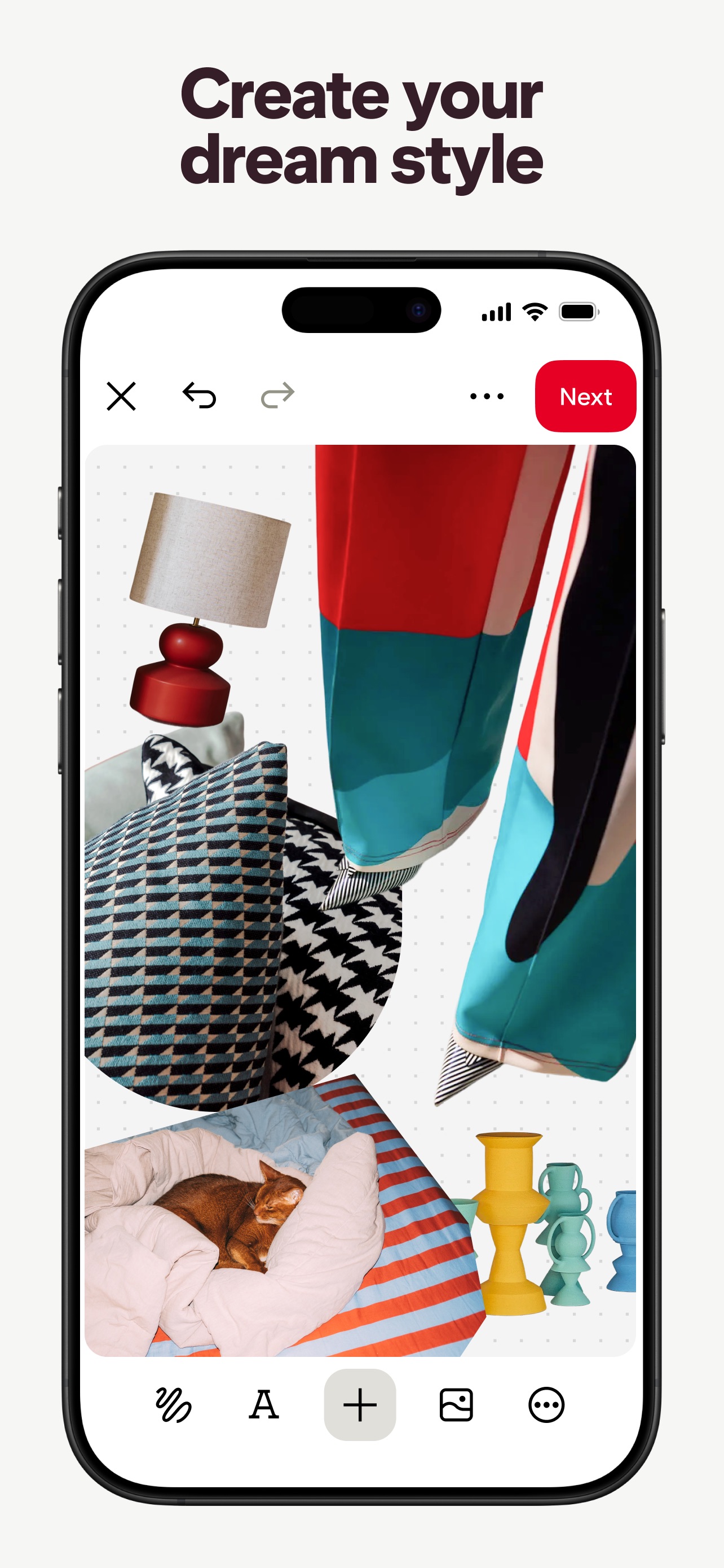 Pinterest App Store screenshot 6: Create your dream style