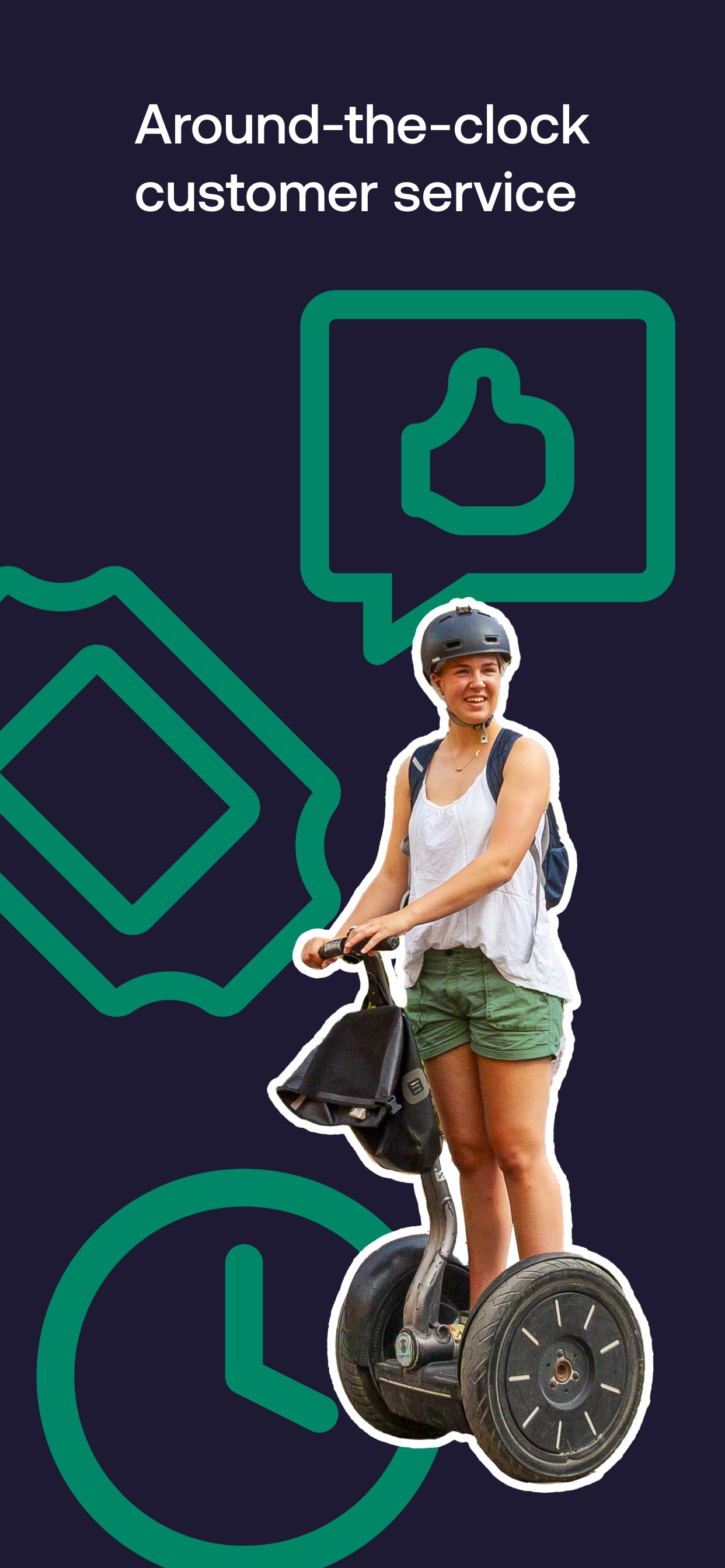 Viator App Store screenshot 7: Around-the-clock customer service